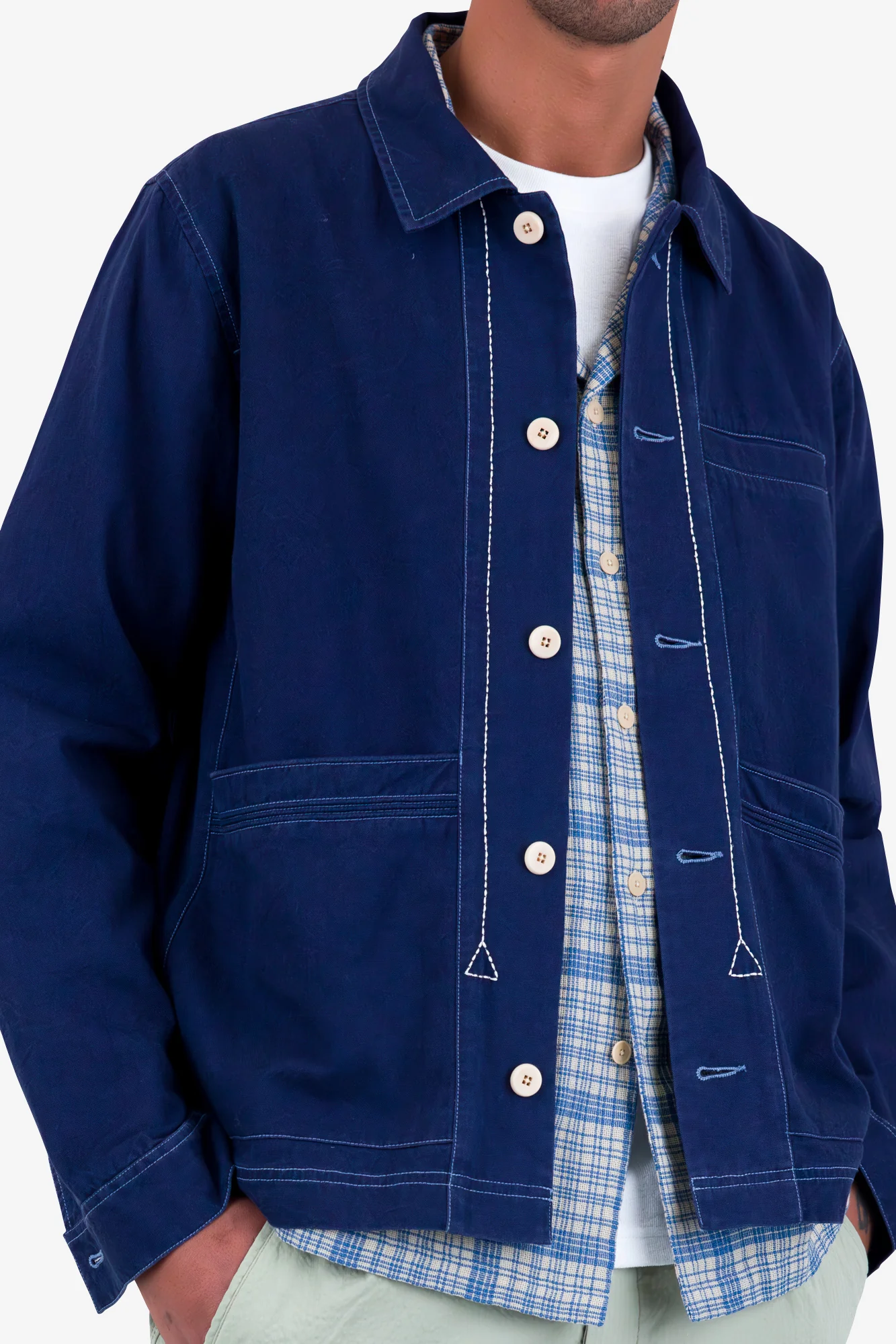 Anniversary Jacket - Deep Indigo Slub - Image 7