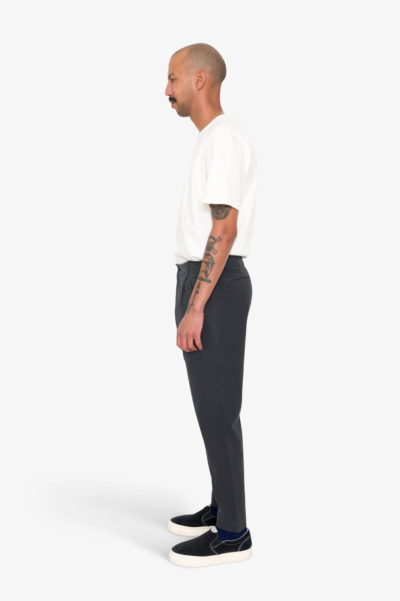 Assembly Pant - Soft Black Cotton Linen - Image 4