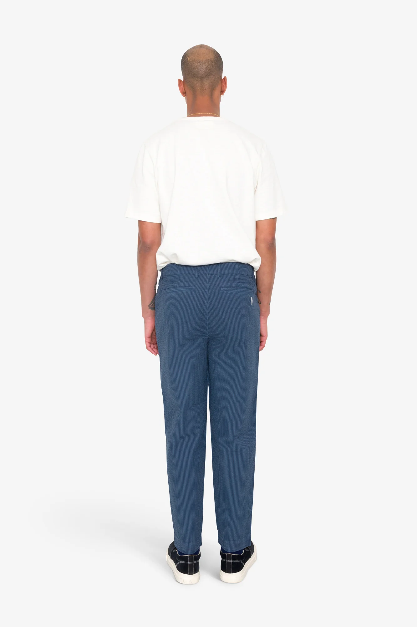 Assembly Pant - Soft Indigo Overdyed Stripe - Image 9