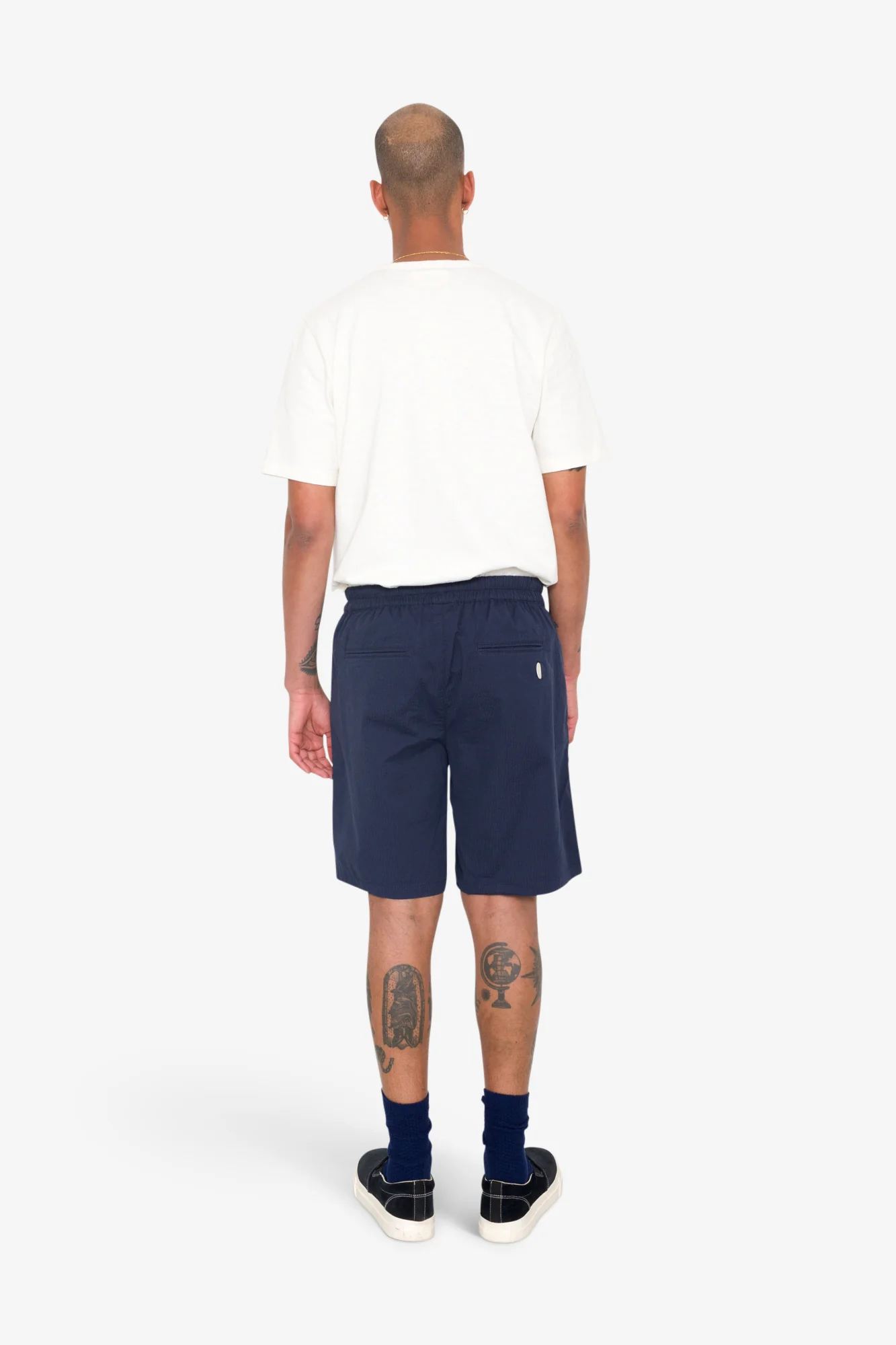 Assembly Short - Navy Seersucker SS25 - Image 8