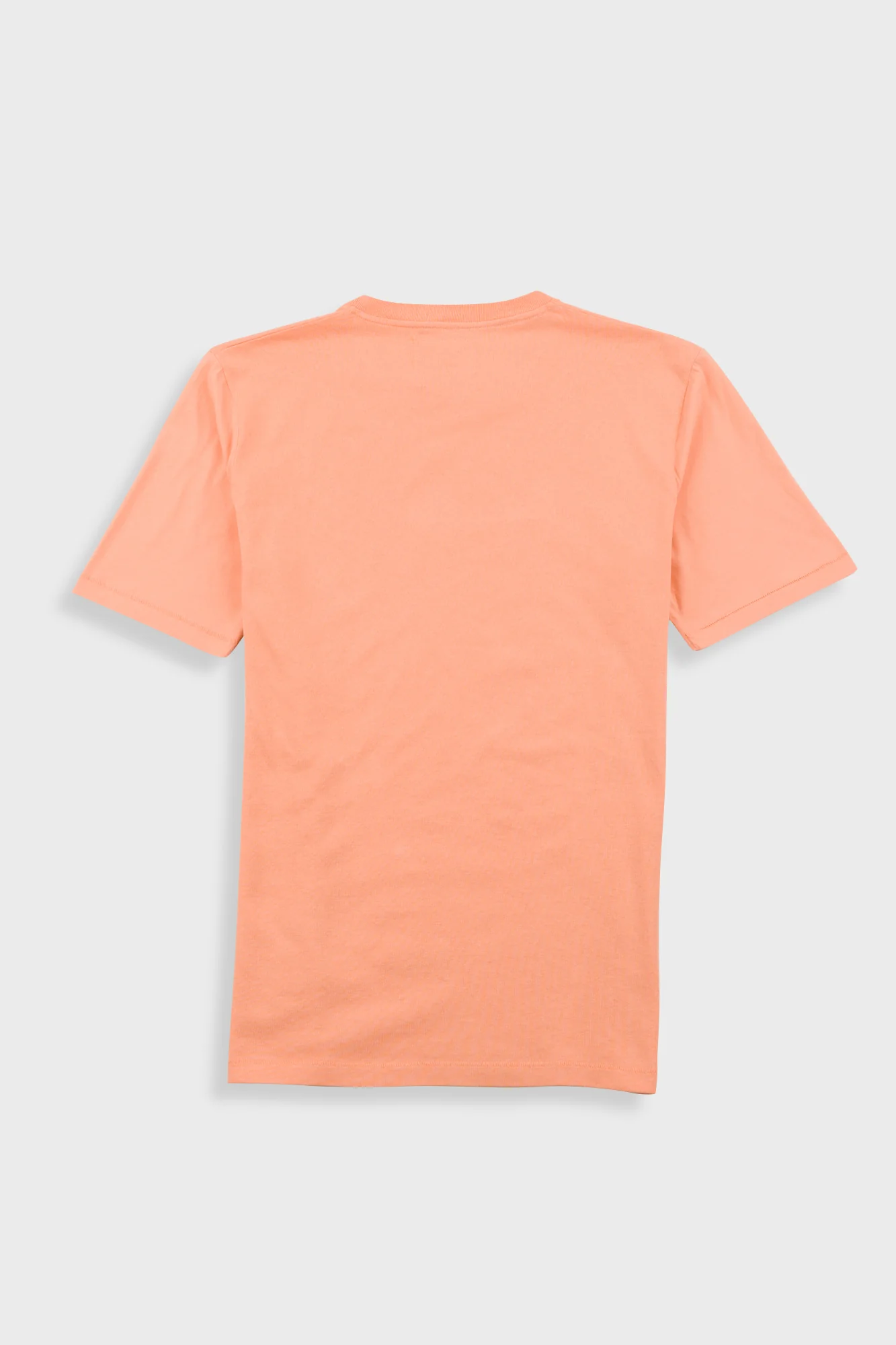 Contrast Sleeve T-Shirt - Faded Orange - Image 9
