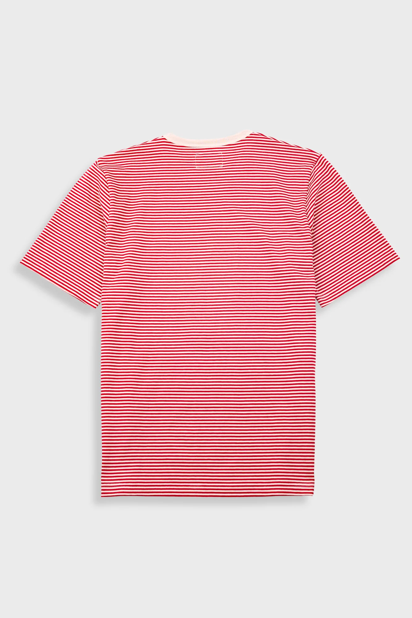 1x1 Striped T-Shirt - Crimson / Stone - Image 10
