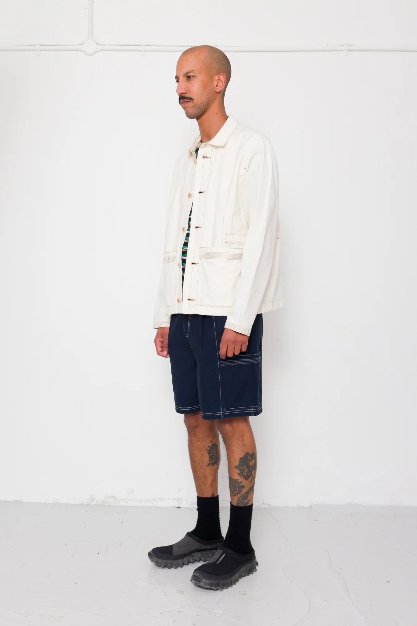 Anniversary Jacket - Ecru Crinkle Cotton - Image 5