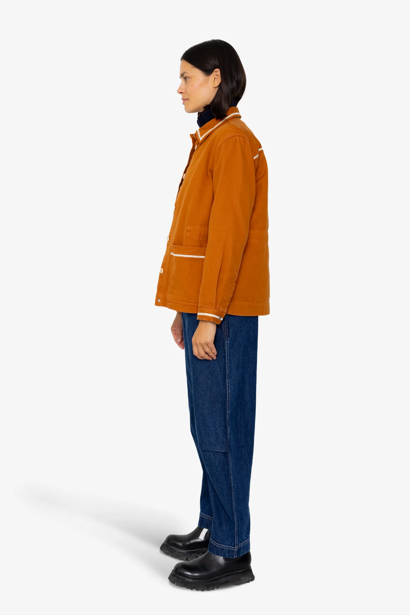 Assembly Jacket - Dark Ginger Twill - Image 4