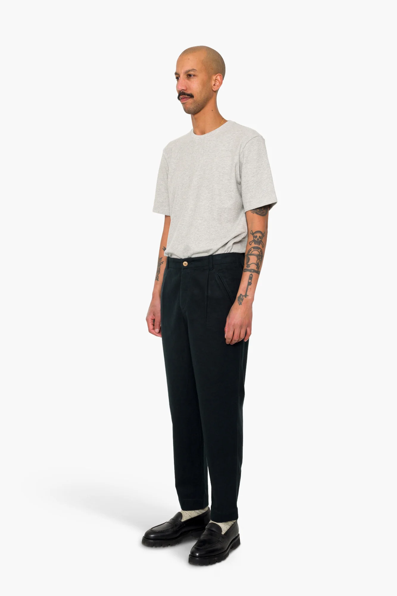 Assembly Pant - Deep Green Moleskin - Image 3