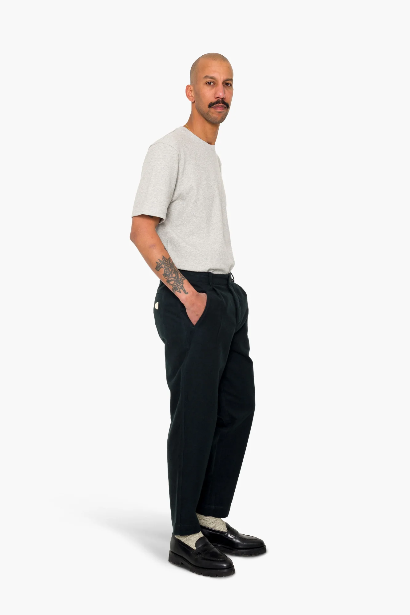 Assembly Pant - Deep Green Moleskin - Image 6