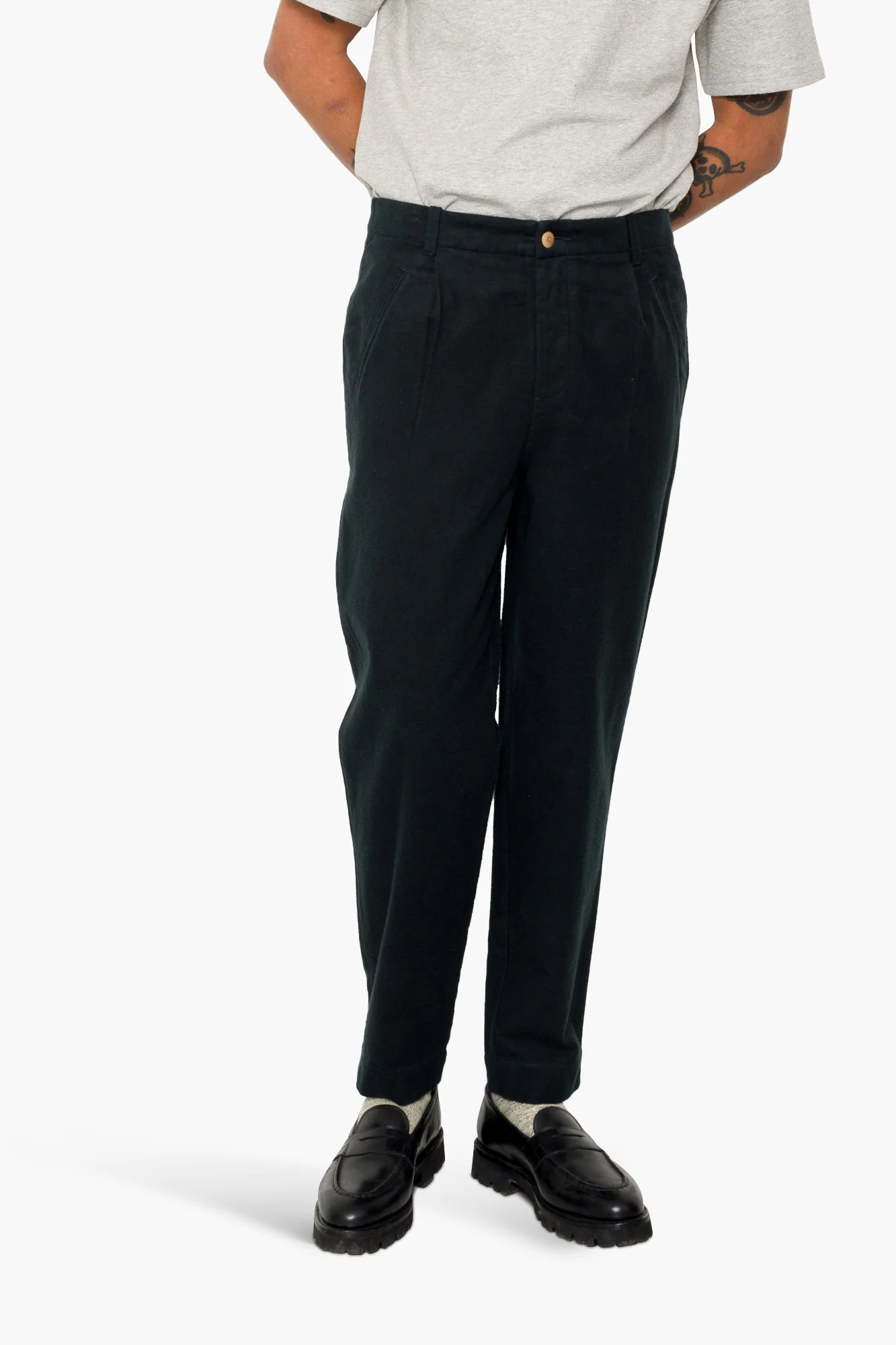 Assembly Pant - Deep Green Moleskin - Image 7