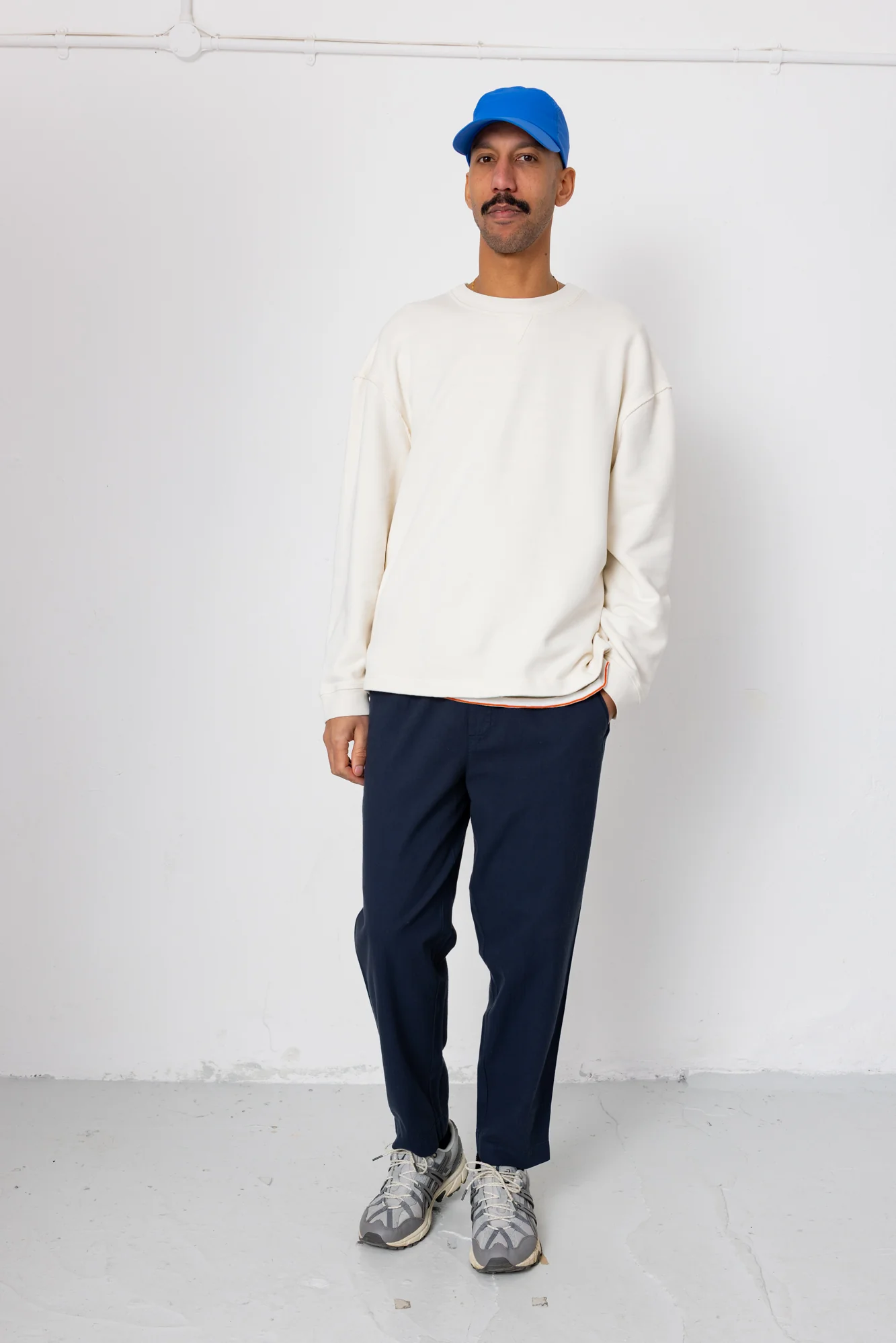 Assembly Pant - Navy Herringbone - Image 2