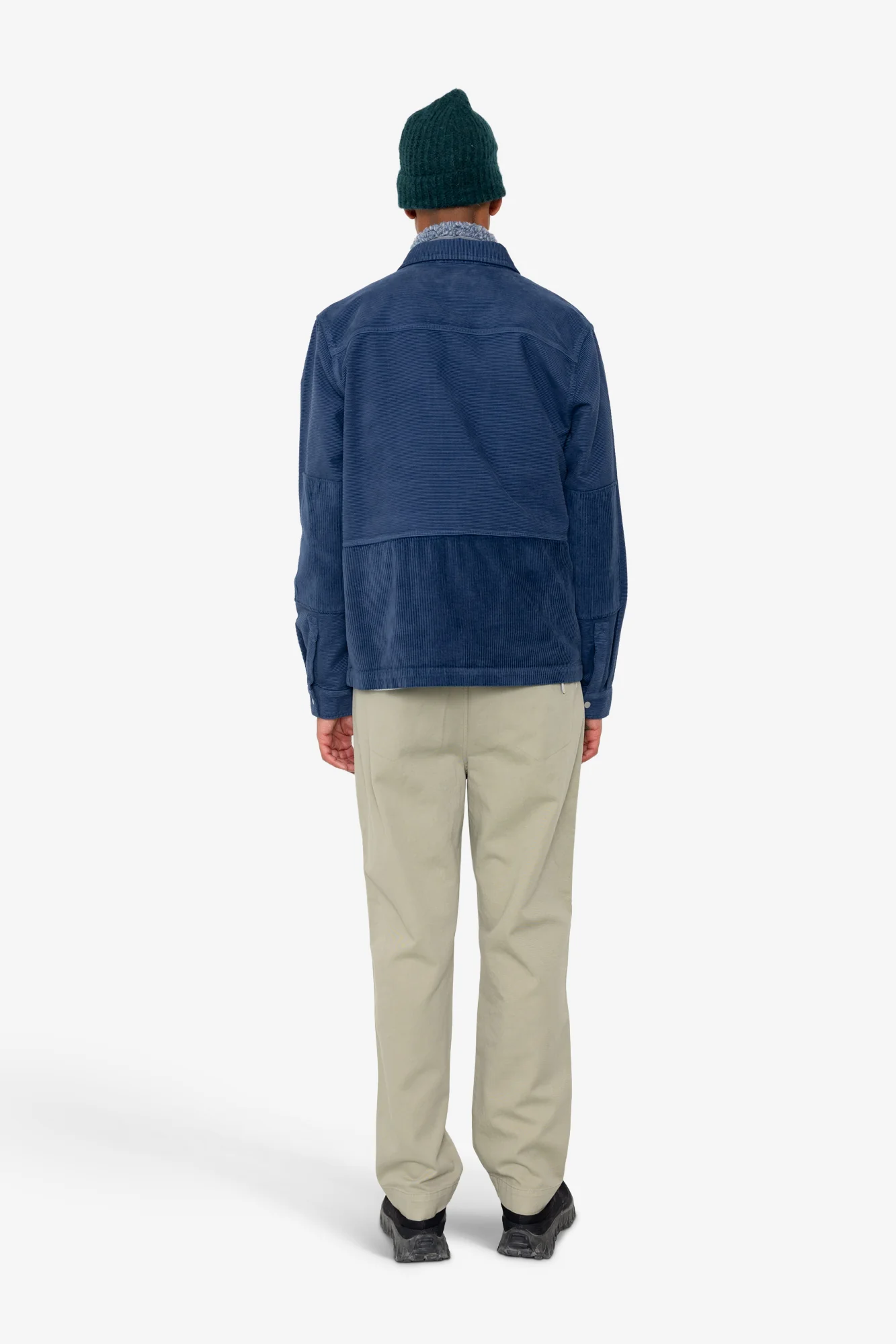 Assembly Worker Jacket - Soft Blue Cord Mix - Image 8