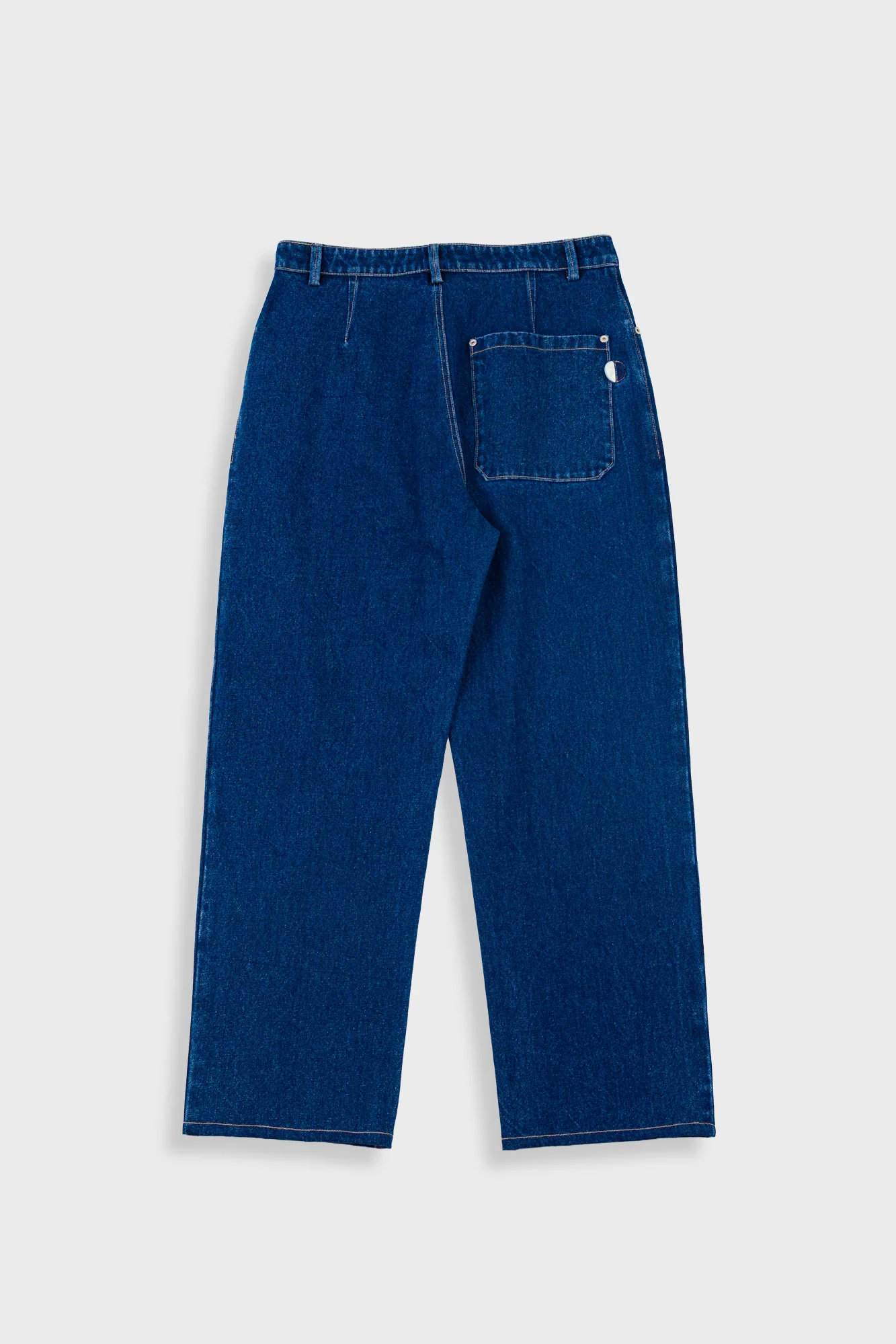 Barrel Leg Trouser - Deep Denim - Image 10