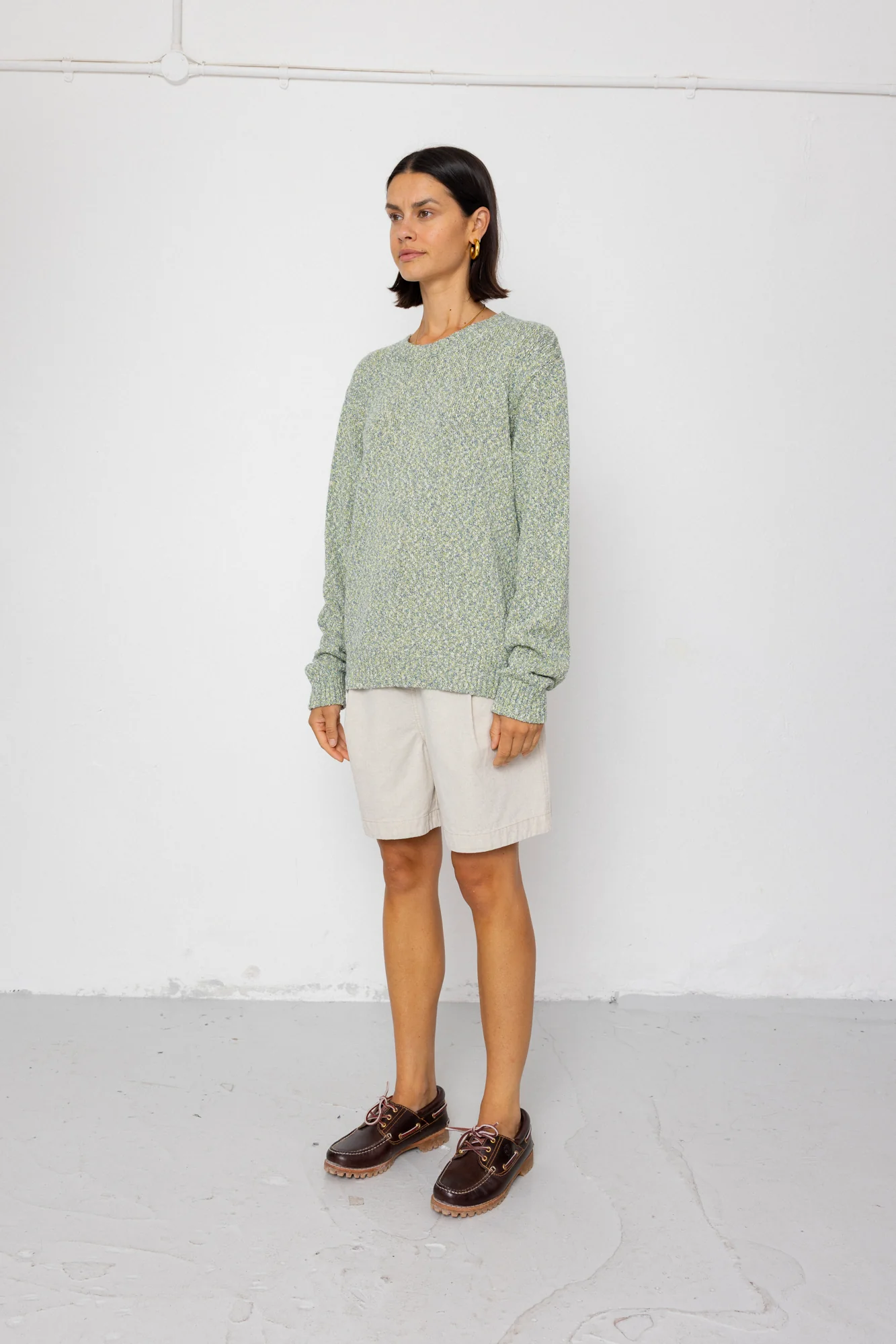 Chain Crew Jumper - Citron Mix - Image 4