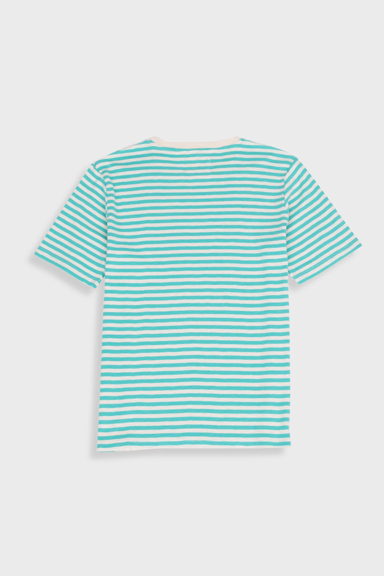 Classic Striped T-Shirt - Tropical Green Stripe - Image 10