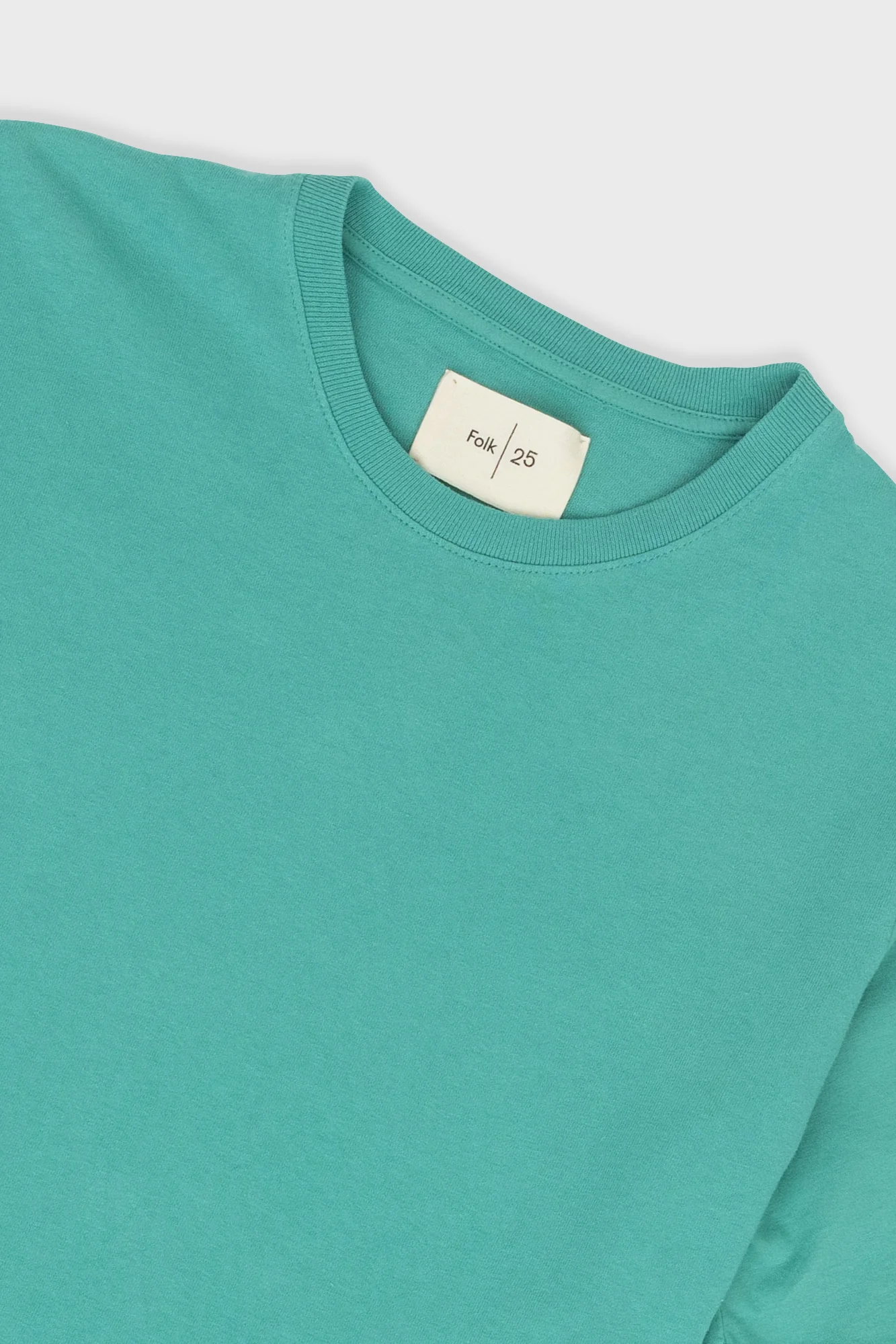 Contrast Sleeve T-Shirt - Tropical Green - Image 5