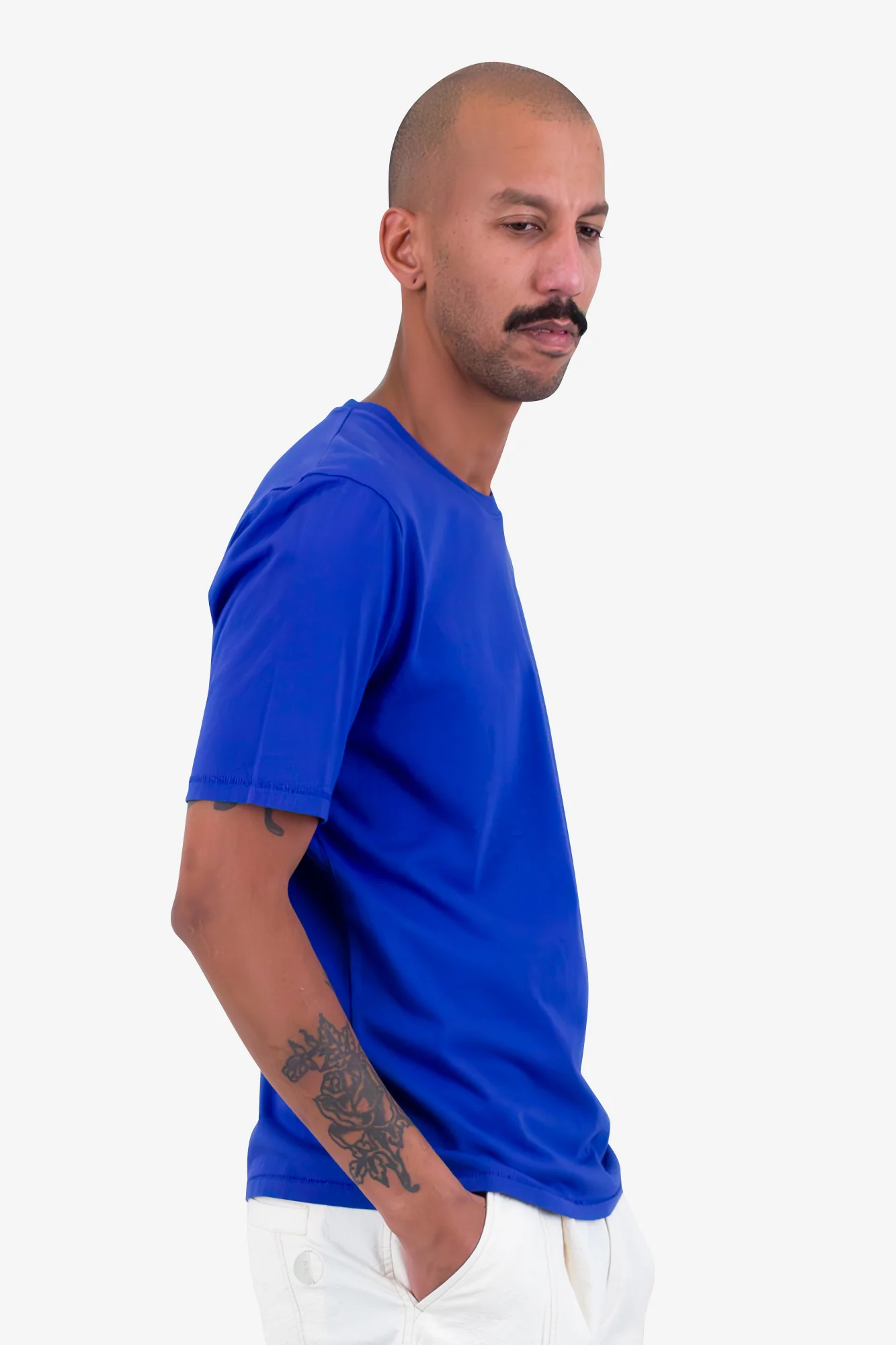Contrast Sleeve T-Shirt - Ultraviolet - Image 7