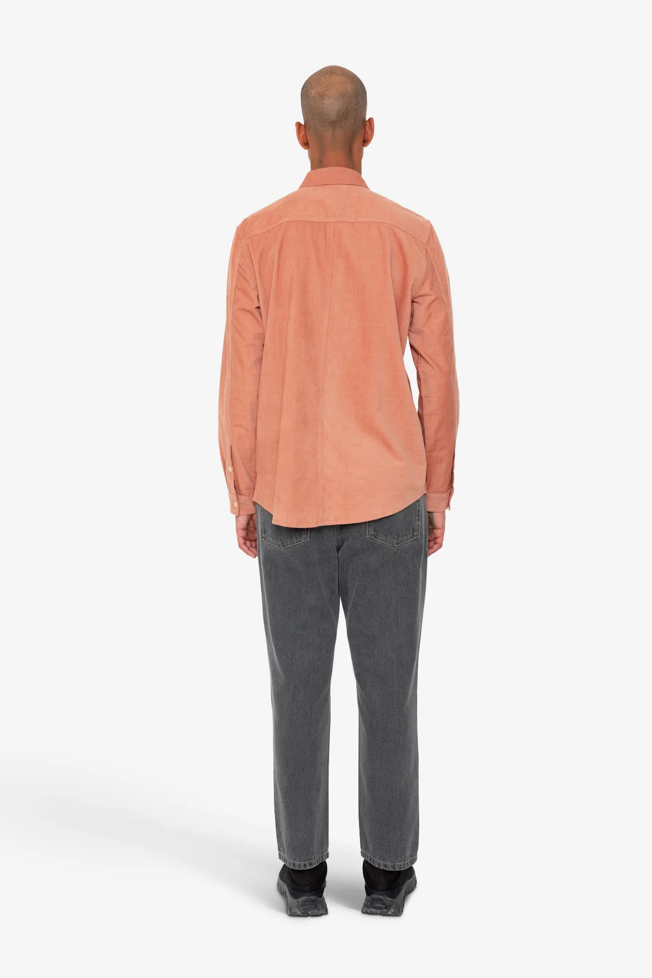 Direction Babycord Shirt - Dusty Pink - Image 8