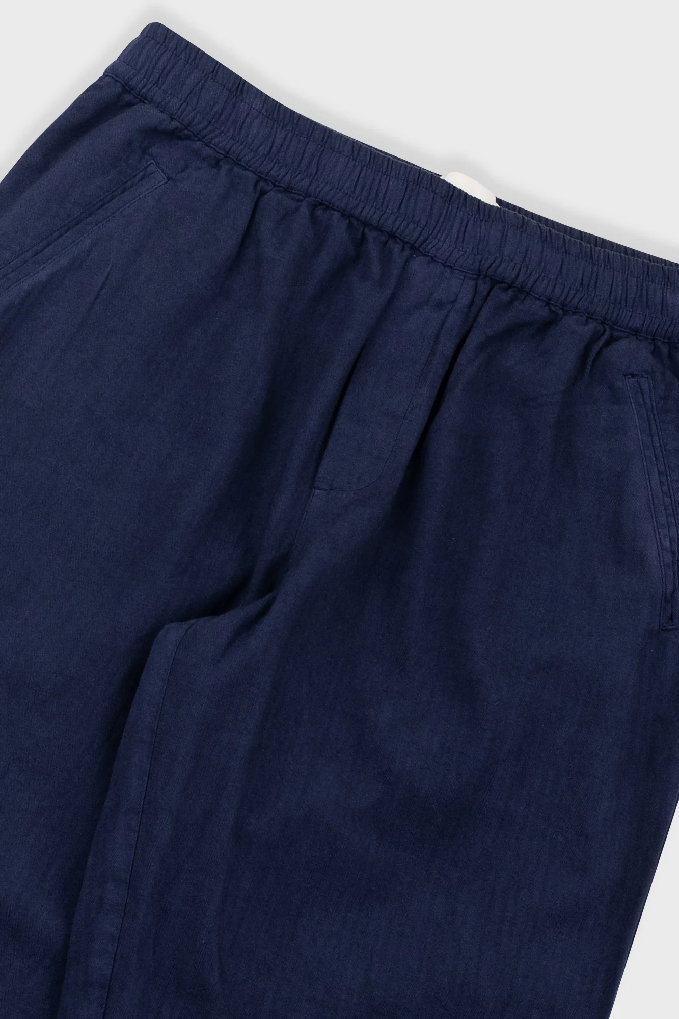 Drawcord Assembly Pant - Navy Herringbone - Image 5