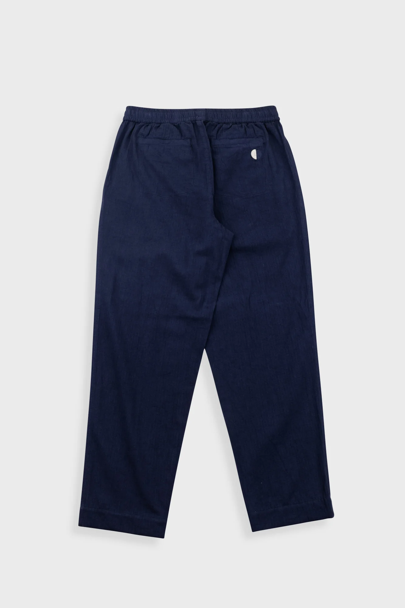 Drawcord Assembly Pant - Navy Herringbone - Image 9