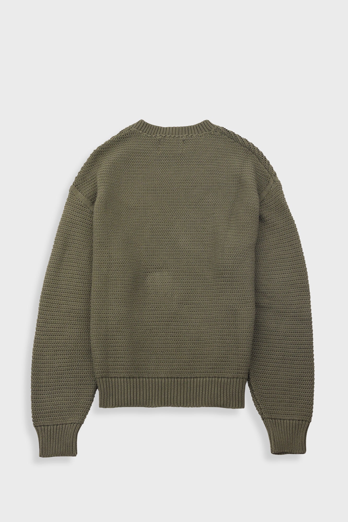 Drop Shoulder Crew - Olive - Image 9