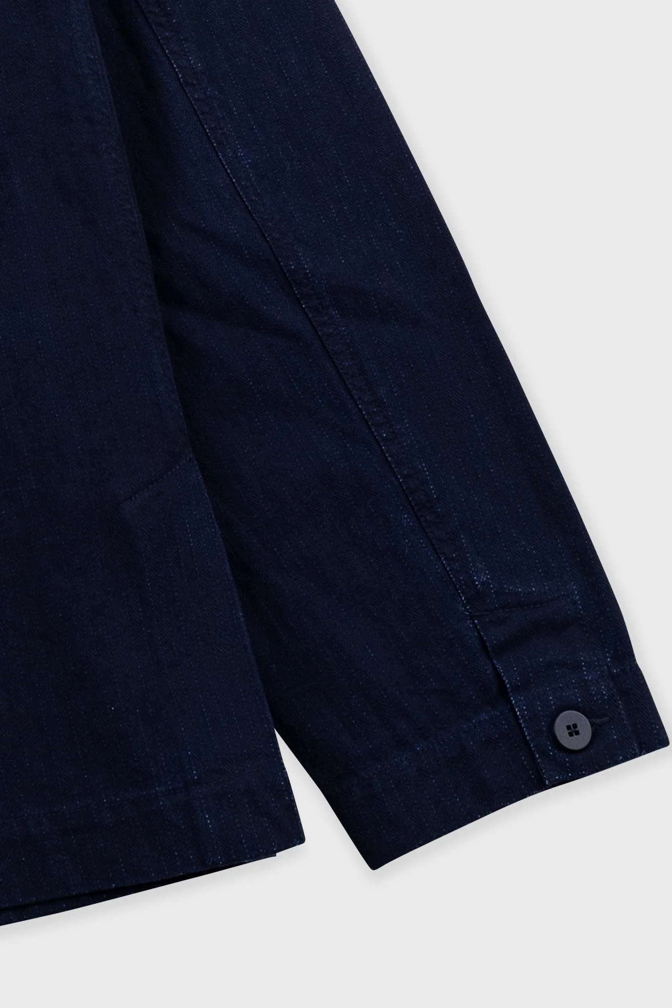 Easy Fit Blazer - Deep Indigo Herringbone - Image 7