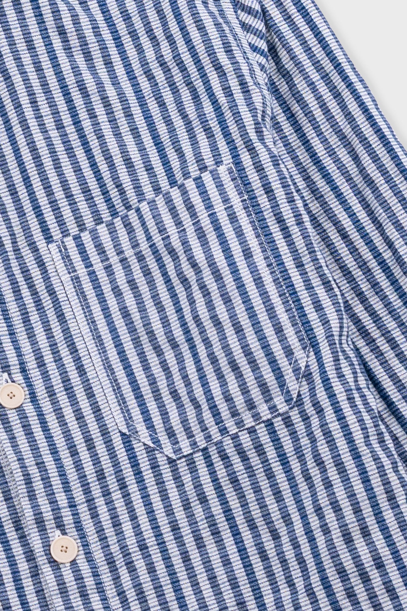 Easy Fit Shirt - Indigo Crinkle Mini Check - Image 7