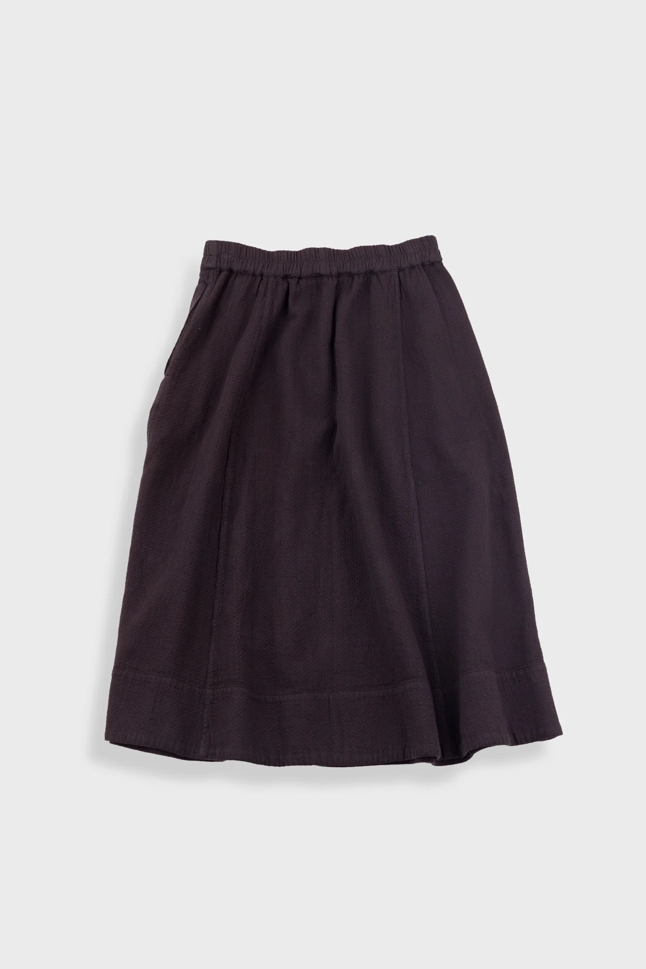 Full Seam Skirt - Black Small Basket Weave - Image 10