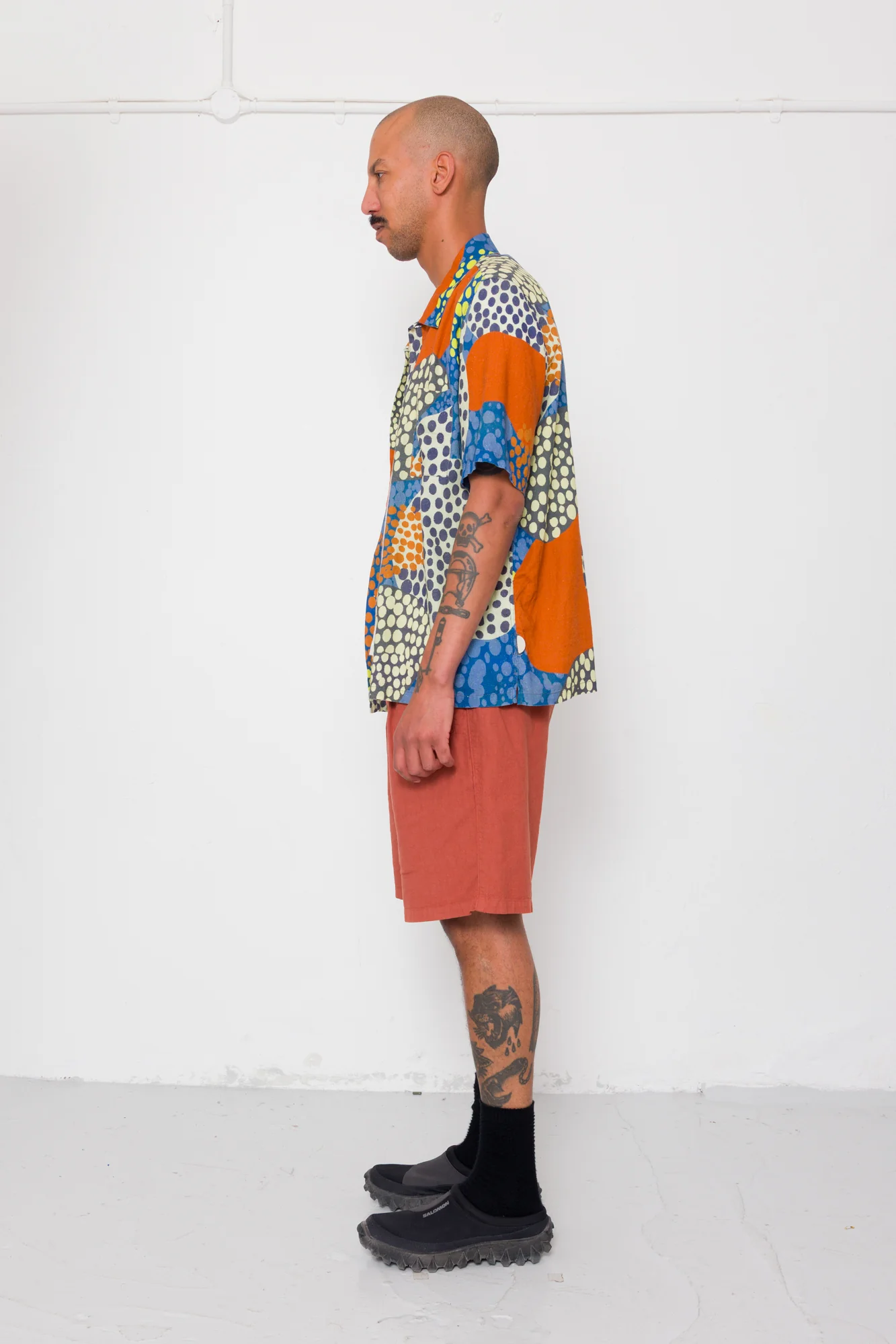 Gabe Shirt - Dot Print Red Multi - Image 7