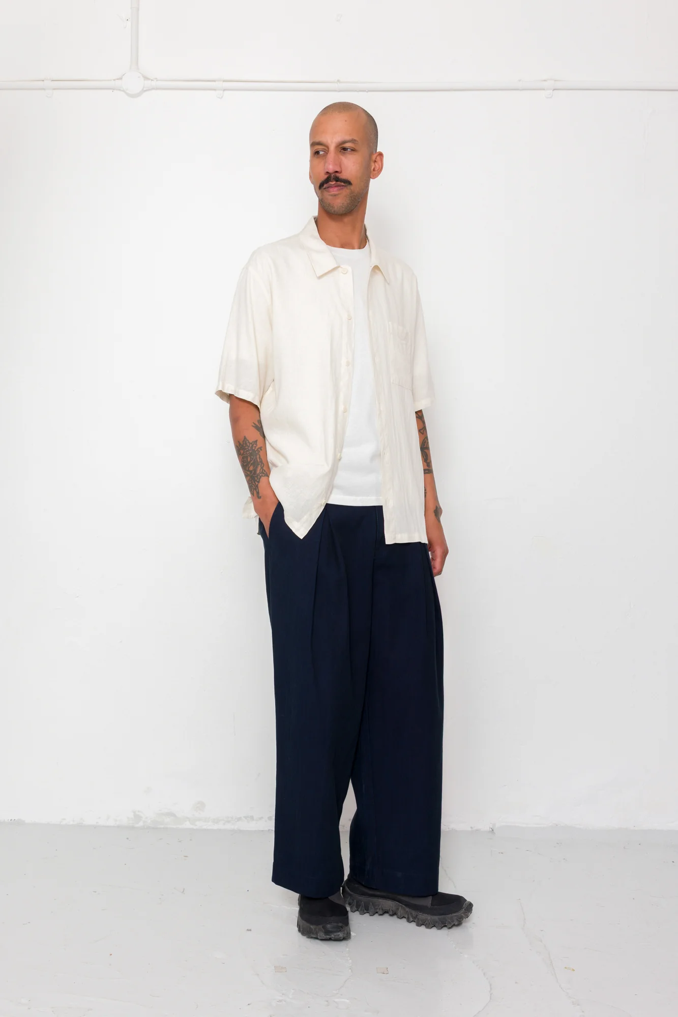 Gabe Shirt - Ecru - Image 8