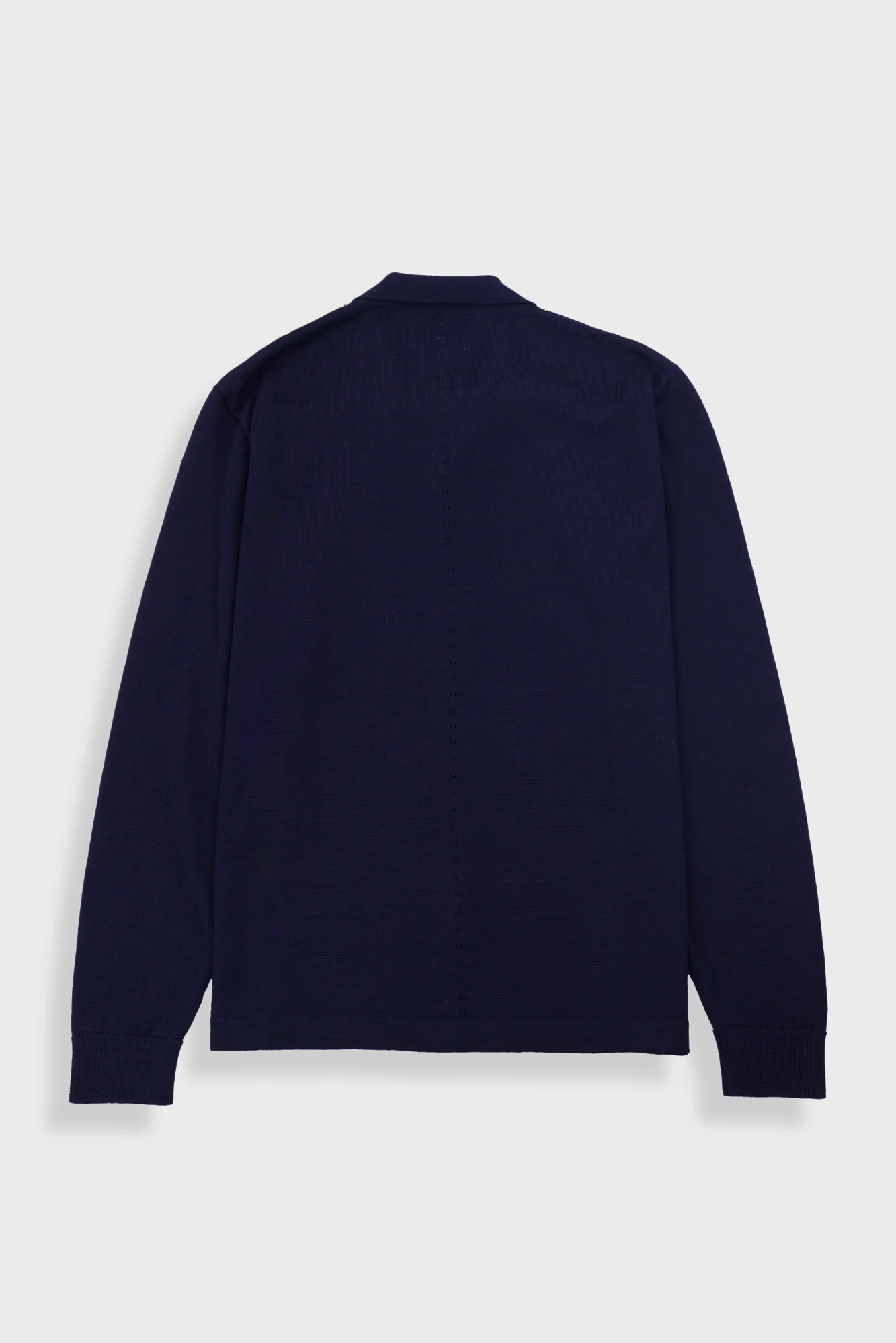 Folk Knitted Shirt - Navy - Image 9