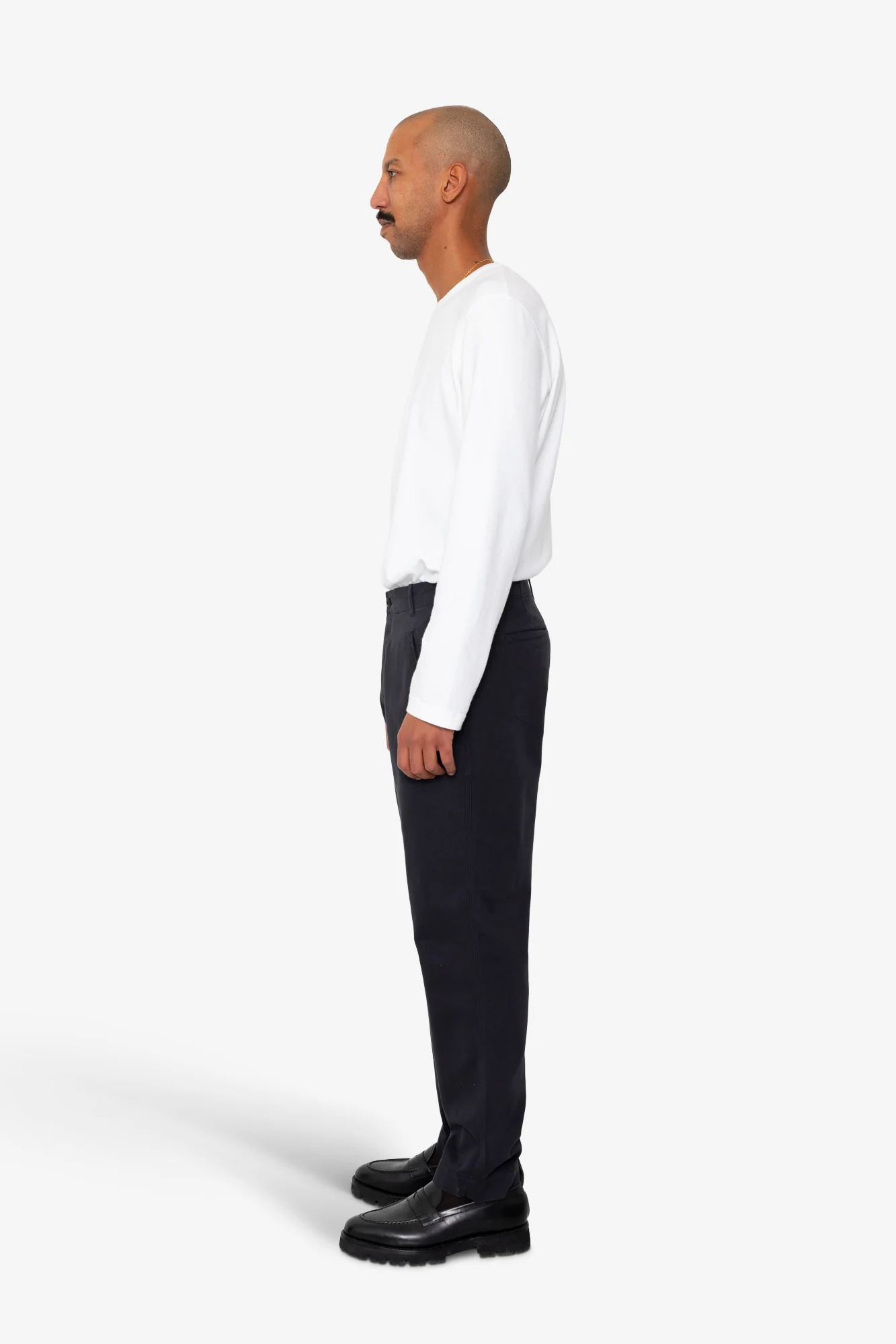 Lean Assembly Pant - Soft Black Brushed Twill - Image 4