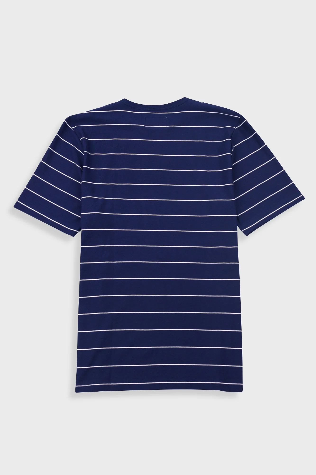 Microstripe T-Shirt - Navy / Ecru - Image 10