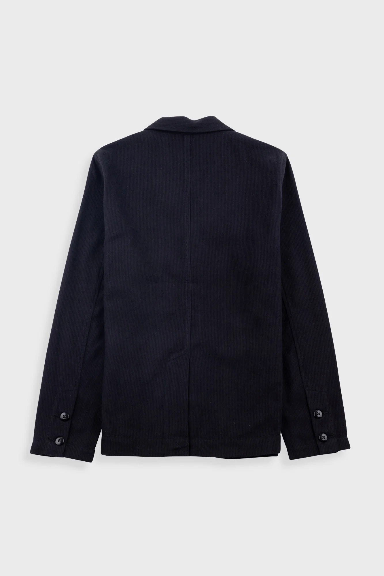 Patch Jacket - Soft Black Brushed Stripe - Image 9