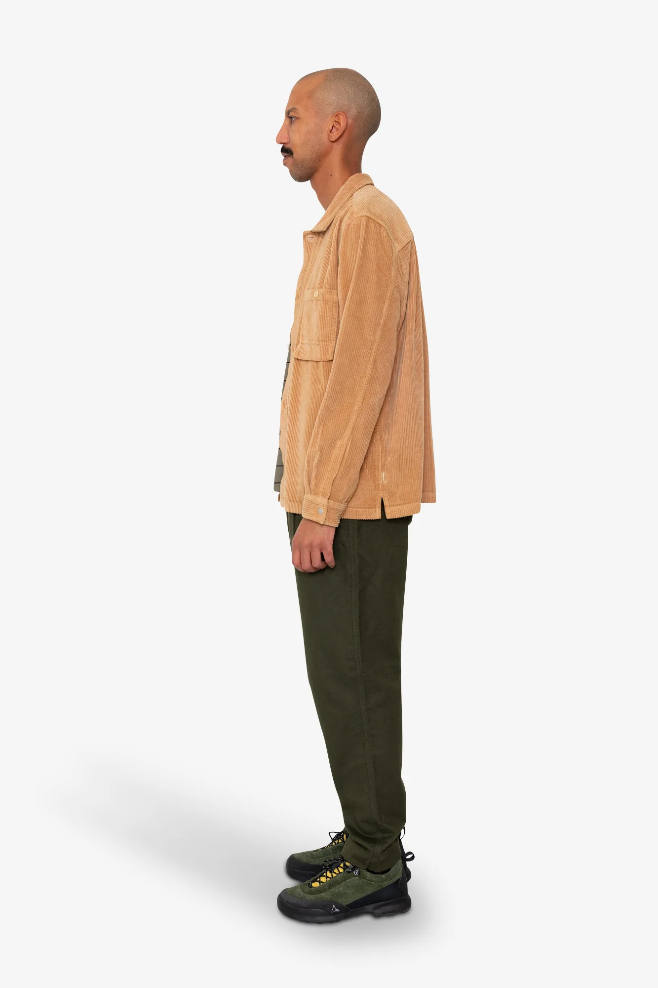 Patch Overshirt - Mink Chunky Cord - Image 4