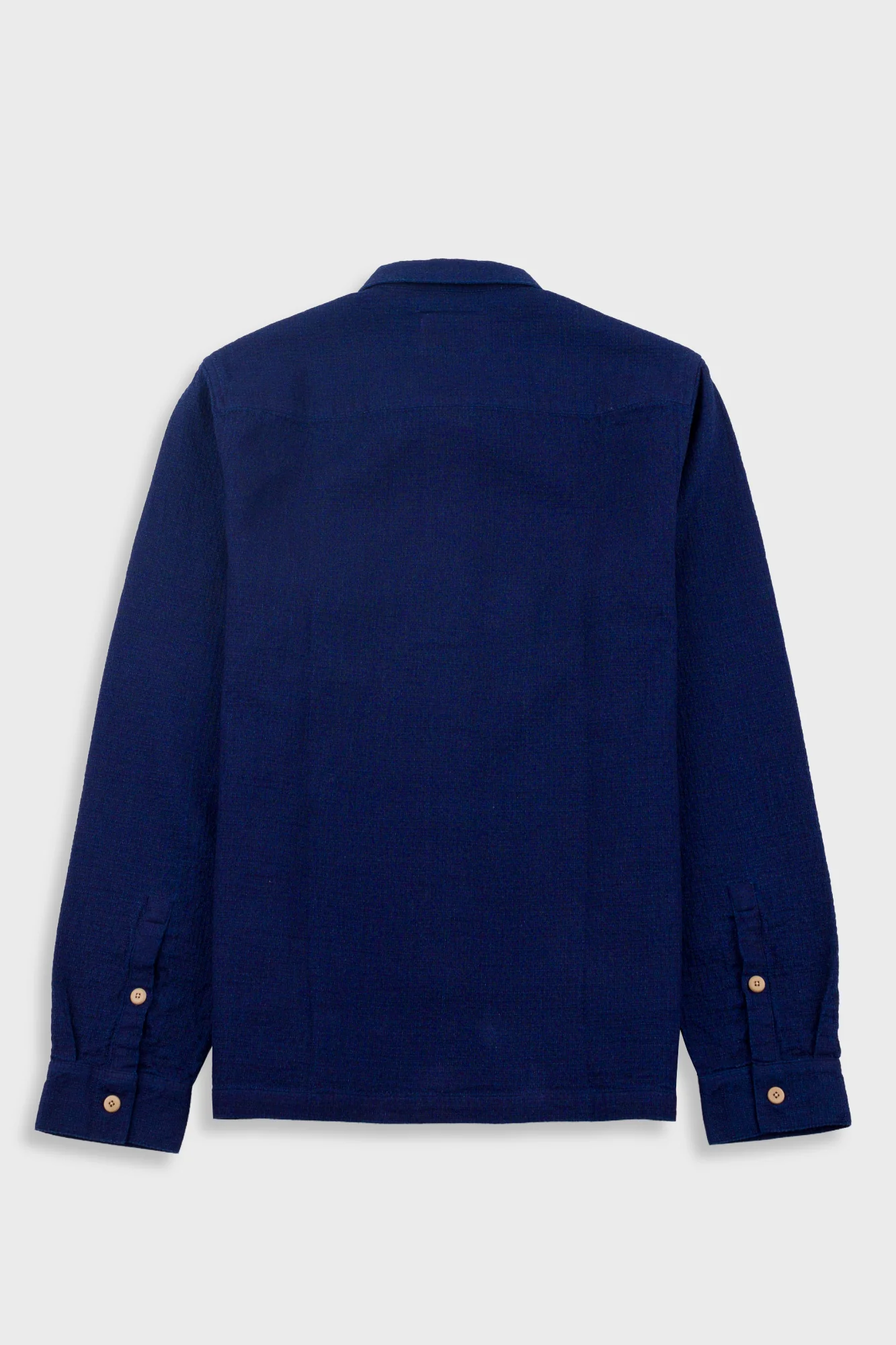 Patch Shirt - Indigo Doublecloth - Image 9