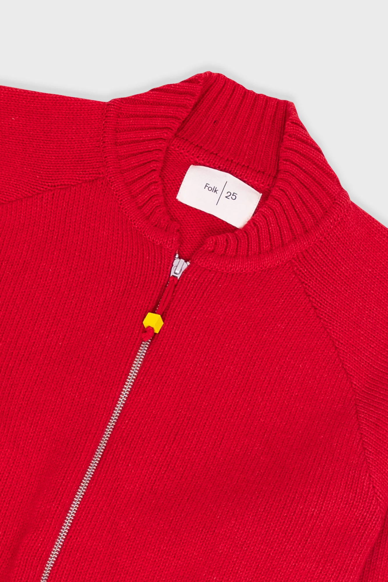 Pointelle Knit Bomber - Raspberry - Image 5