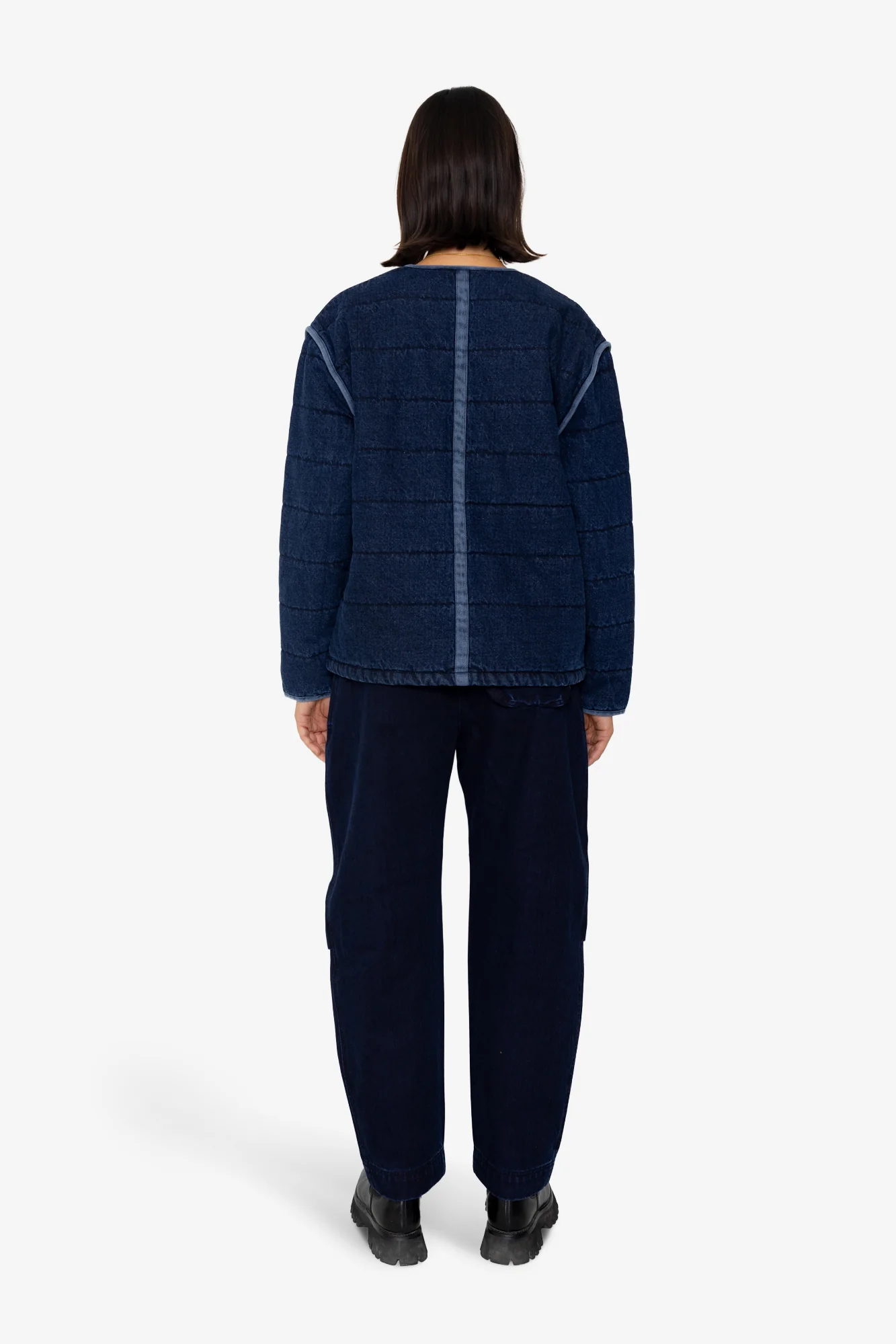 Quilted Liner - Indigo Denim - Image 9
