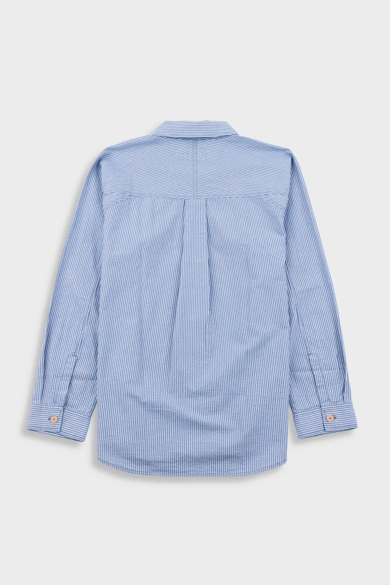 Raglan Shirt - Blue Crinkle Stripe - Image 8