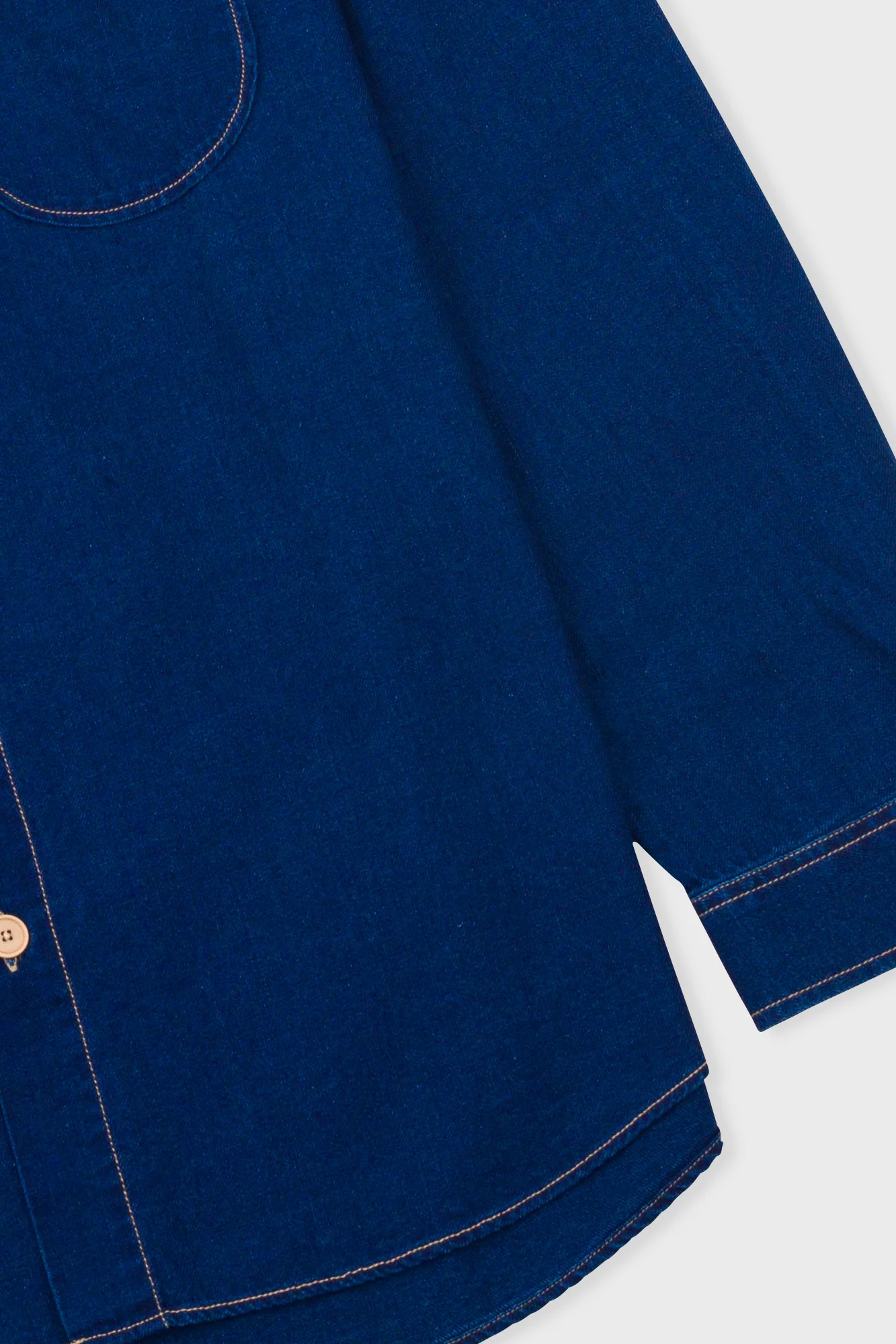Raglan Shirt - Indigo Twill - Image 3