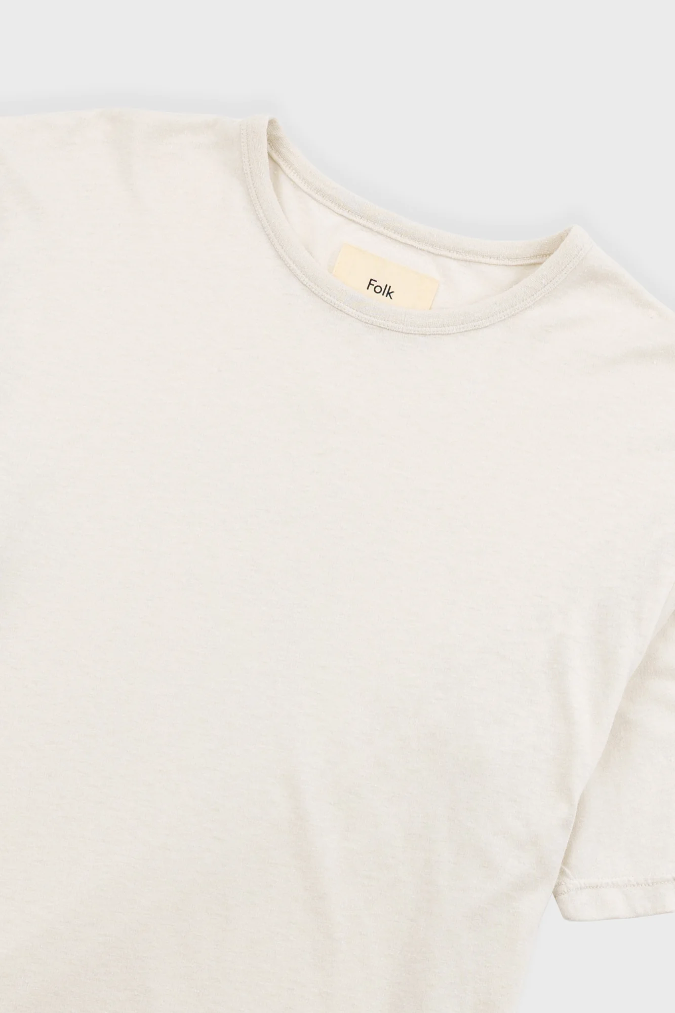 Relaxed Assembly T-Shirt - Ecru Nep - Image 5