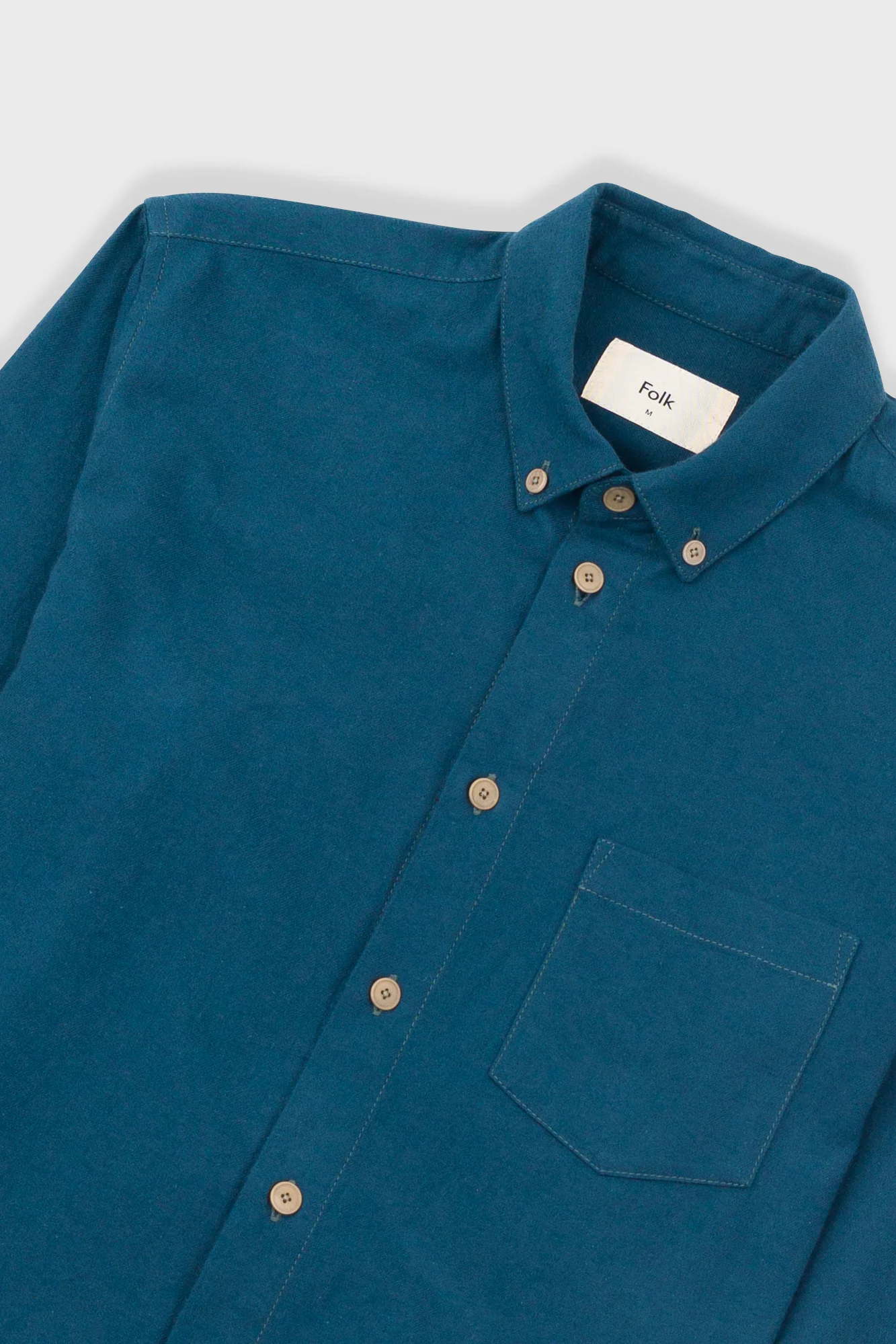 Relaxed Fit Shirt - Storm Blue Flannel - Image 5