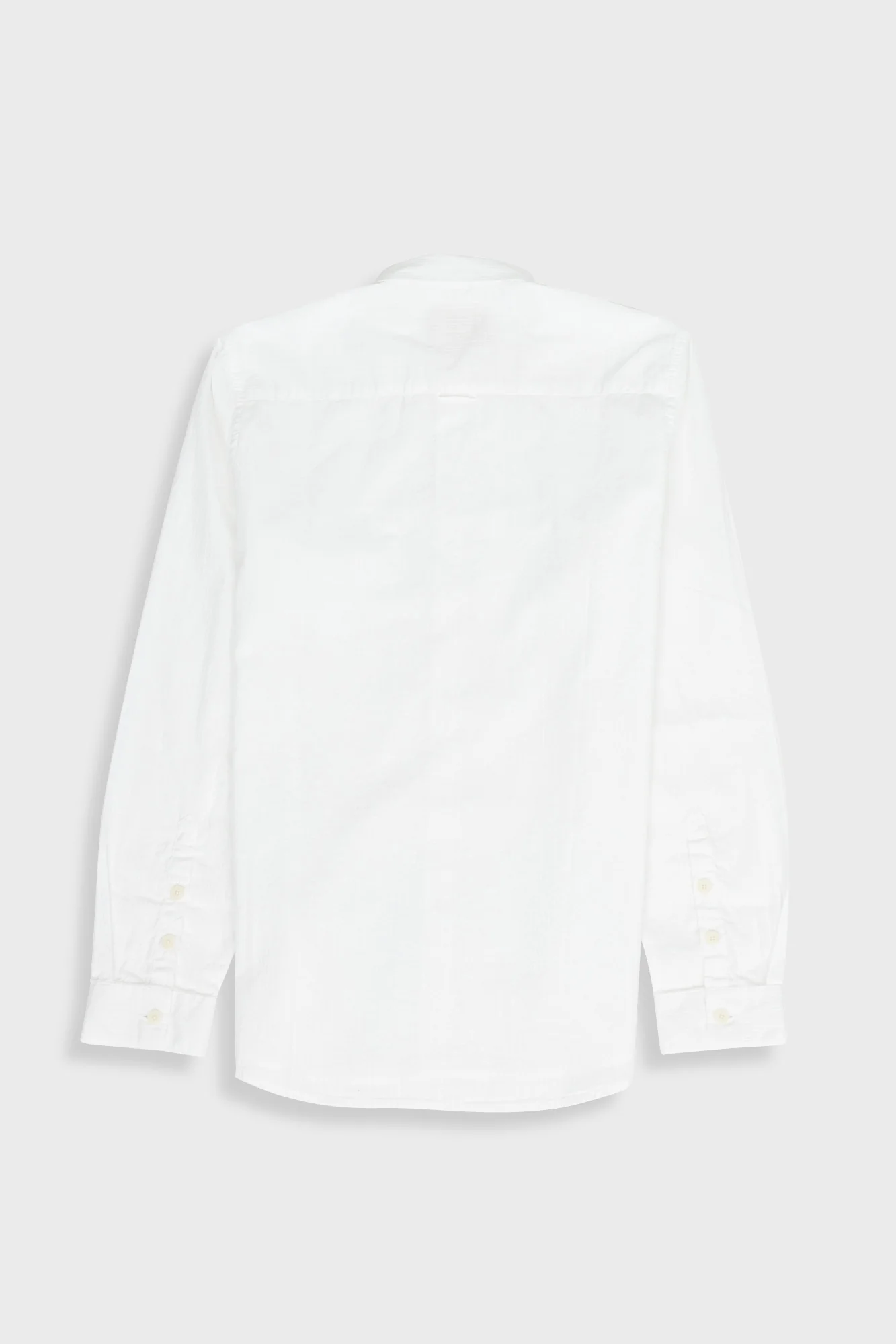 Relaxed Fit Shirt - White Fine Stripe - Image 12
