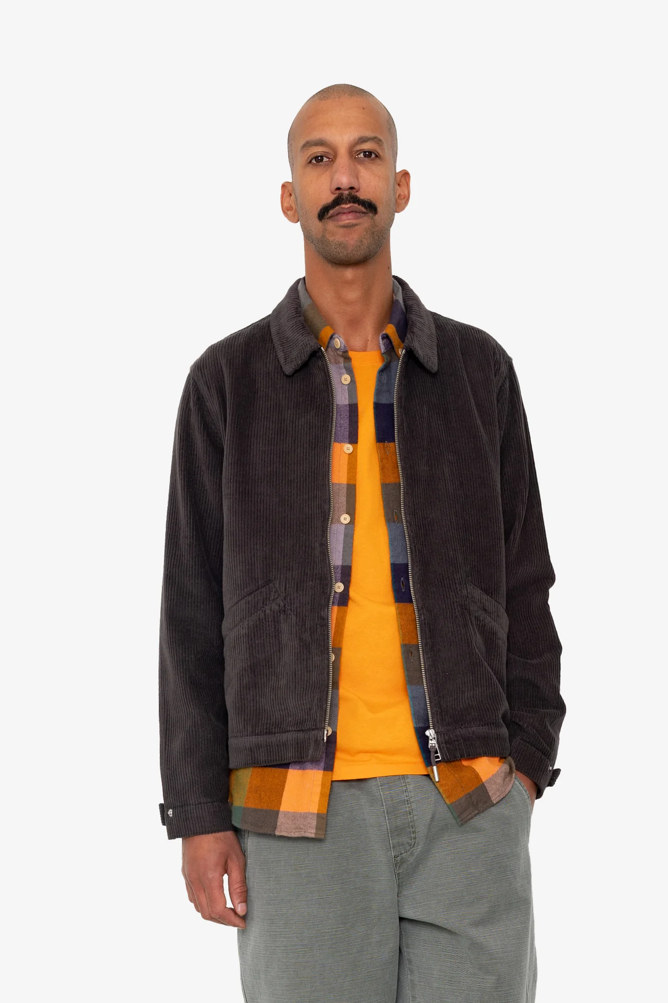 Signal Blouson - Black Grape Chunky Cord - Image 7
