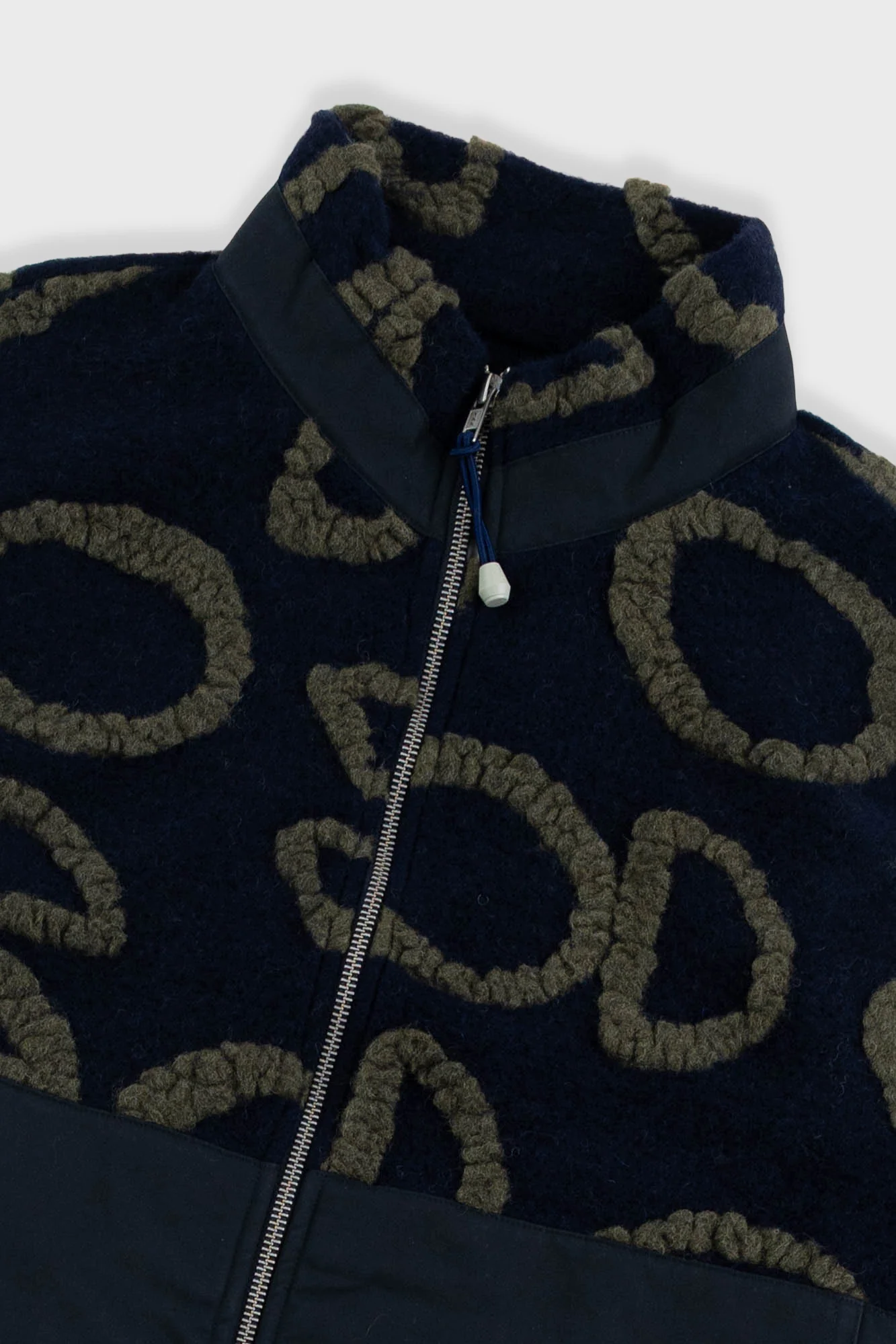 Signal Gilet - Navy Circle Jacquard - Image 2