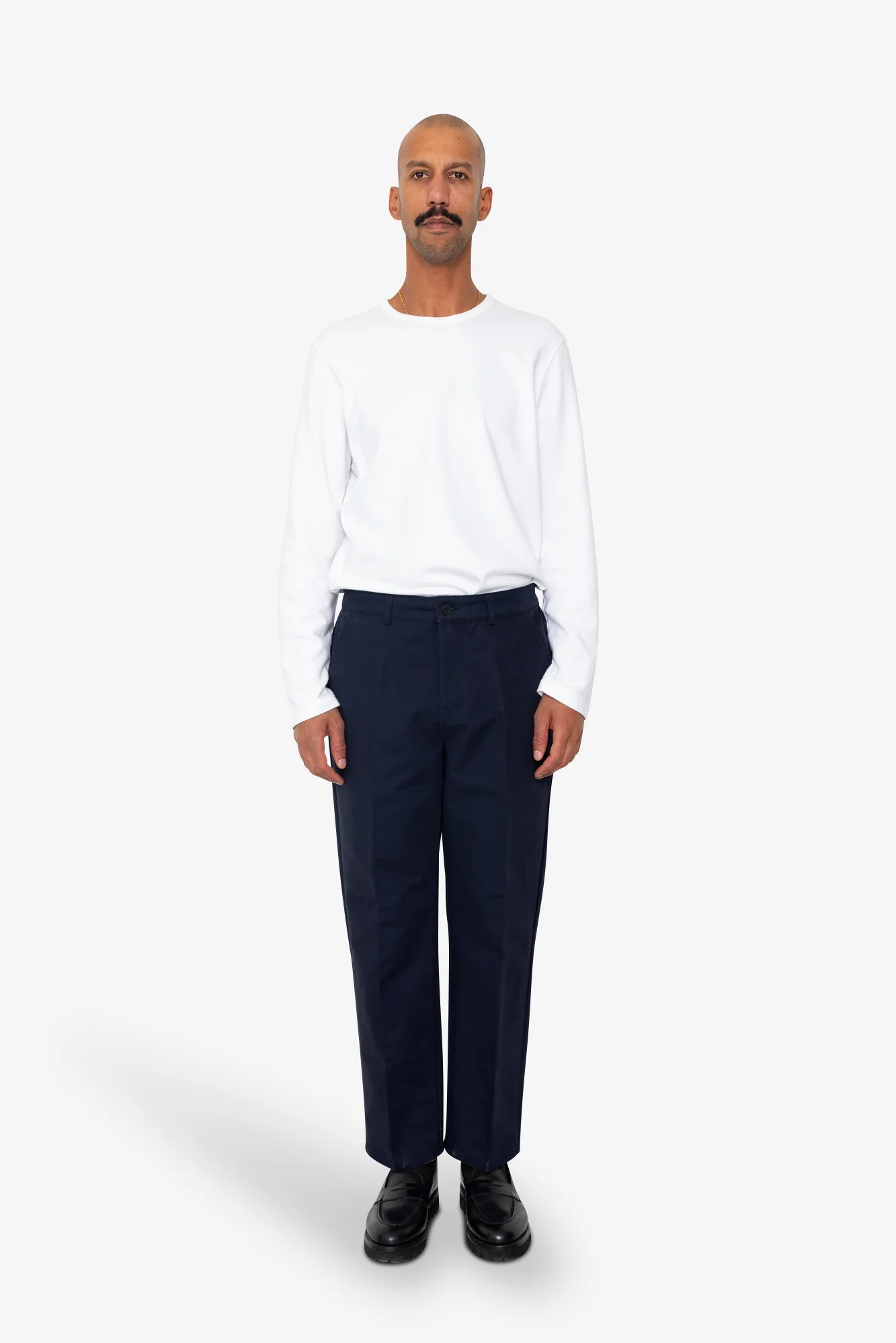 Slim Leg Pant - Navy - Image 2