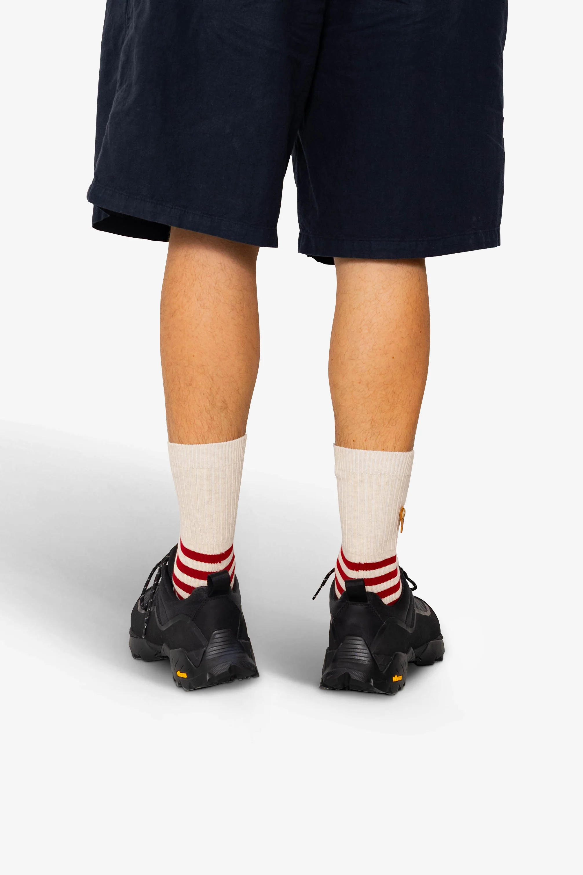 Striped Socks - Crimson / Stone - Image 4