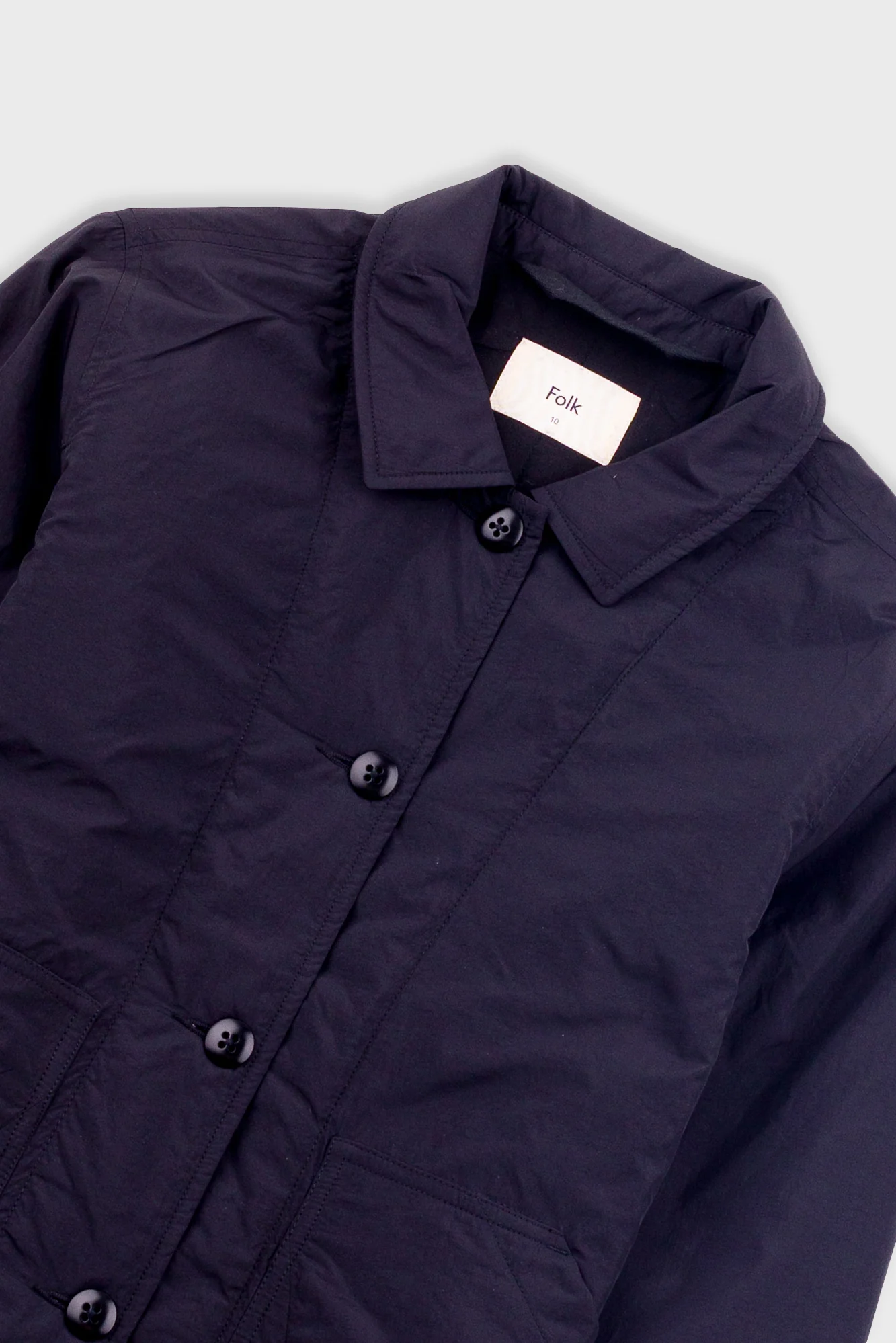 Wadded Prism Jacket - Black Nylon - Image 5