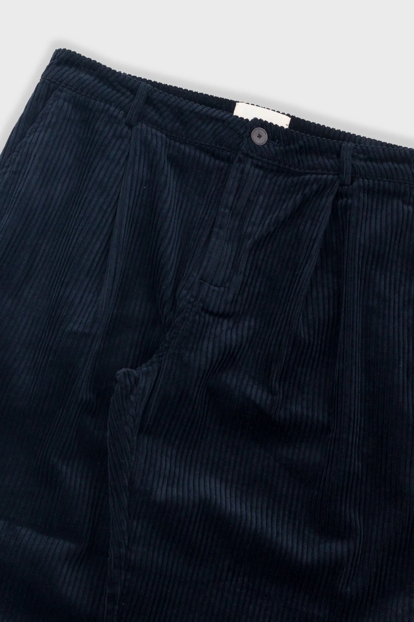 Wide Fit Trouser - Deep Navy Chunky Cord - Image 5