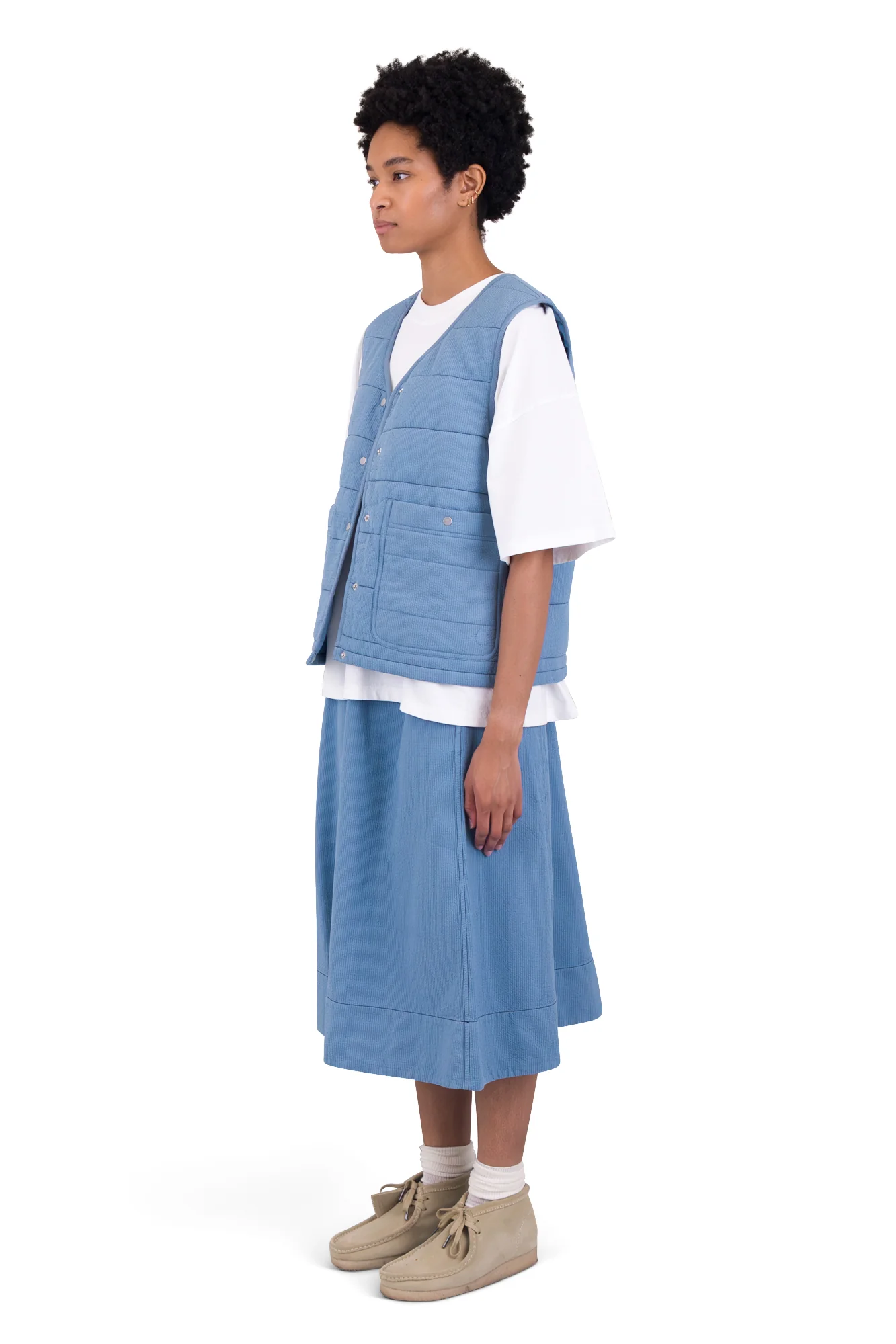 Gilet - Light Indigo Topstitch - Image 3