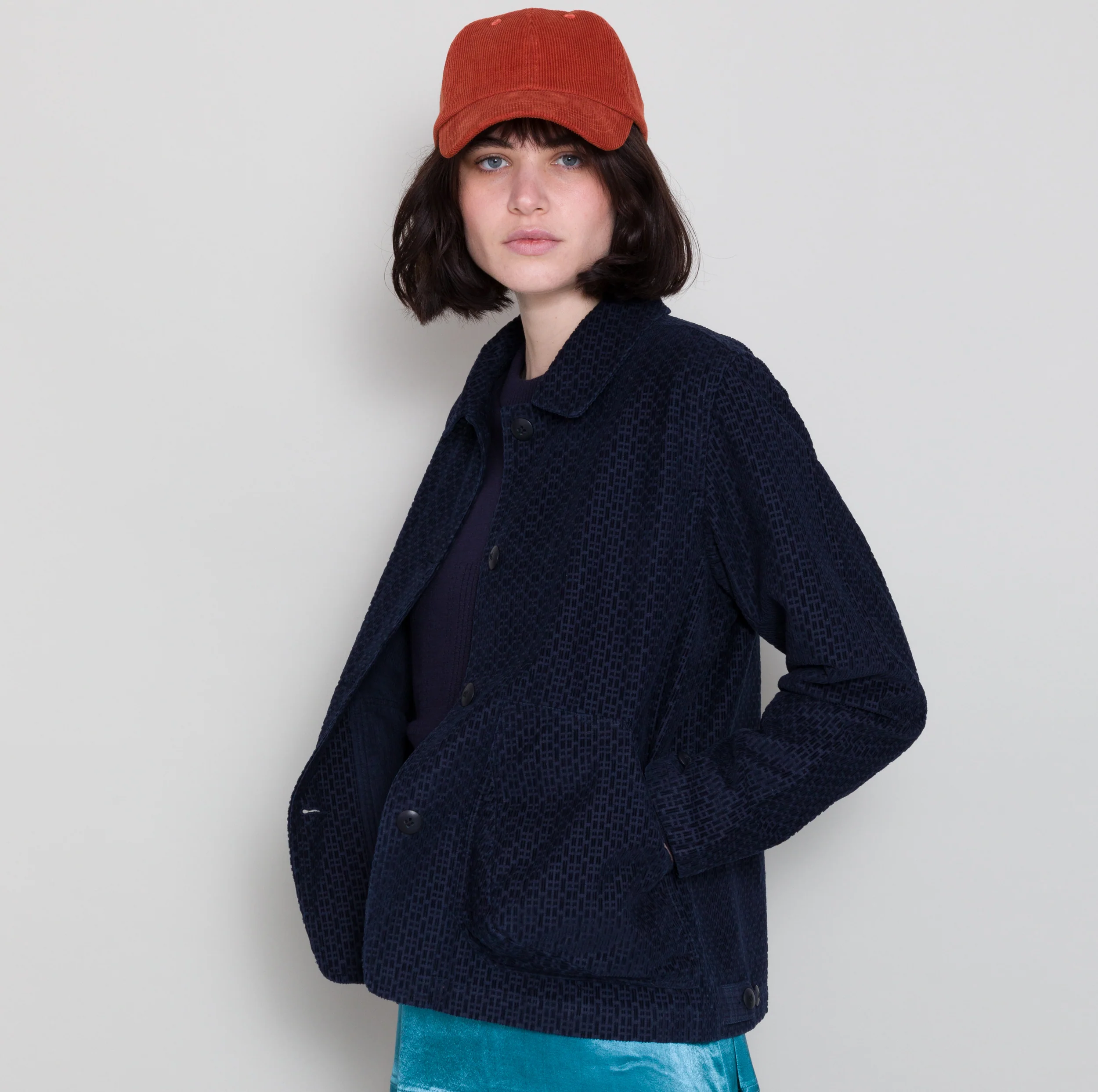 Prism Jacket - Navy Textured Cord - Image 7