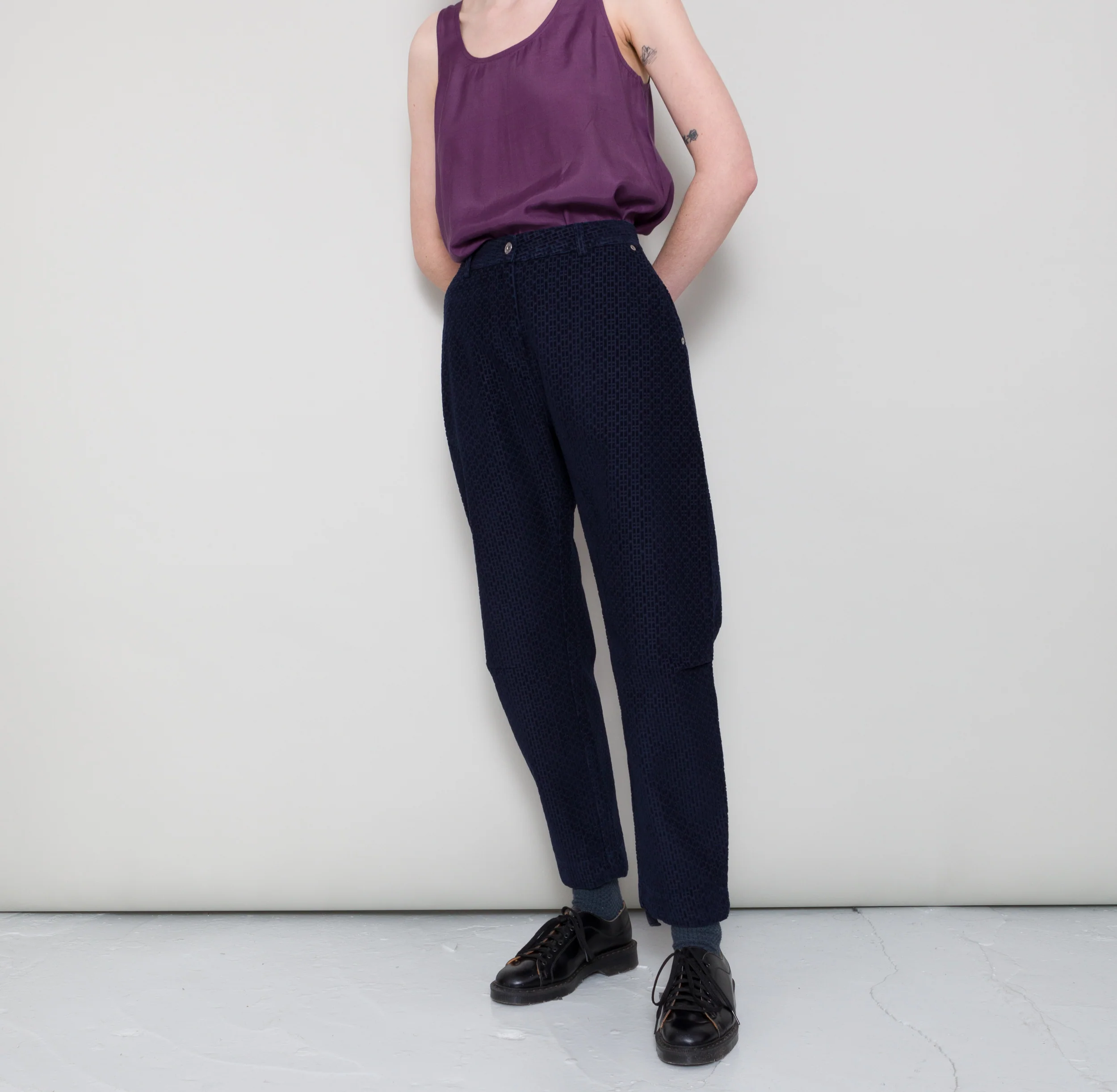 Scoop Back Vest - Wine - Image 3
