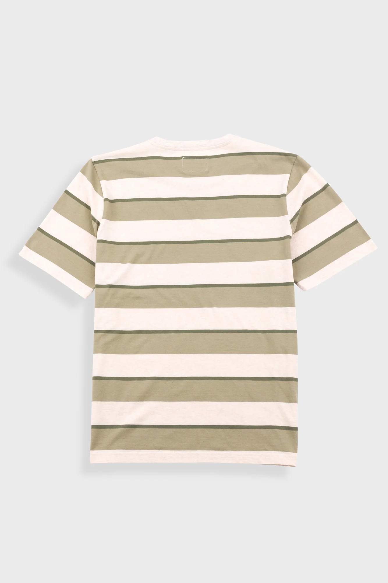 Shadow Stripe T-Shirt - Light Sage Melange - Image 9